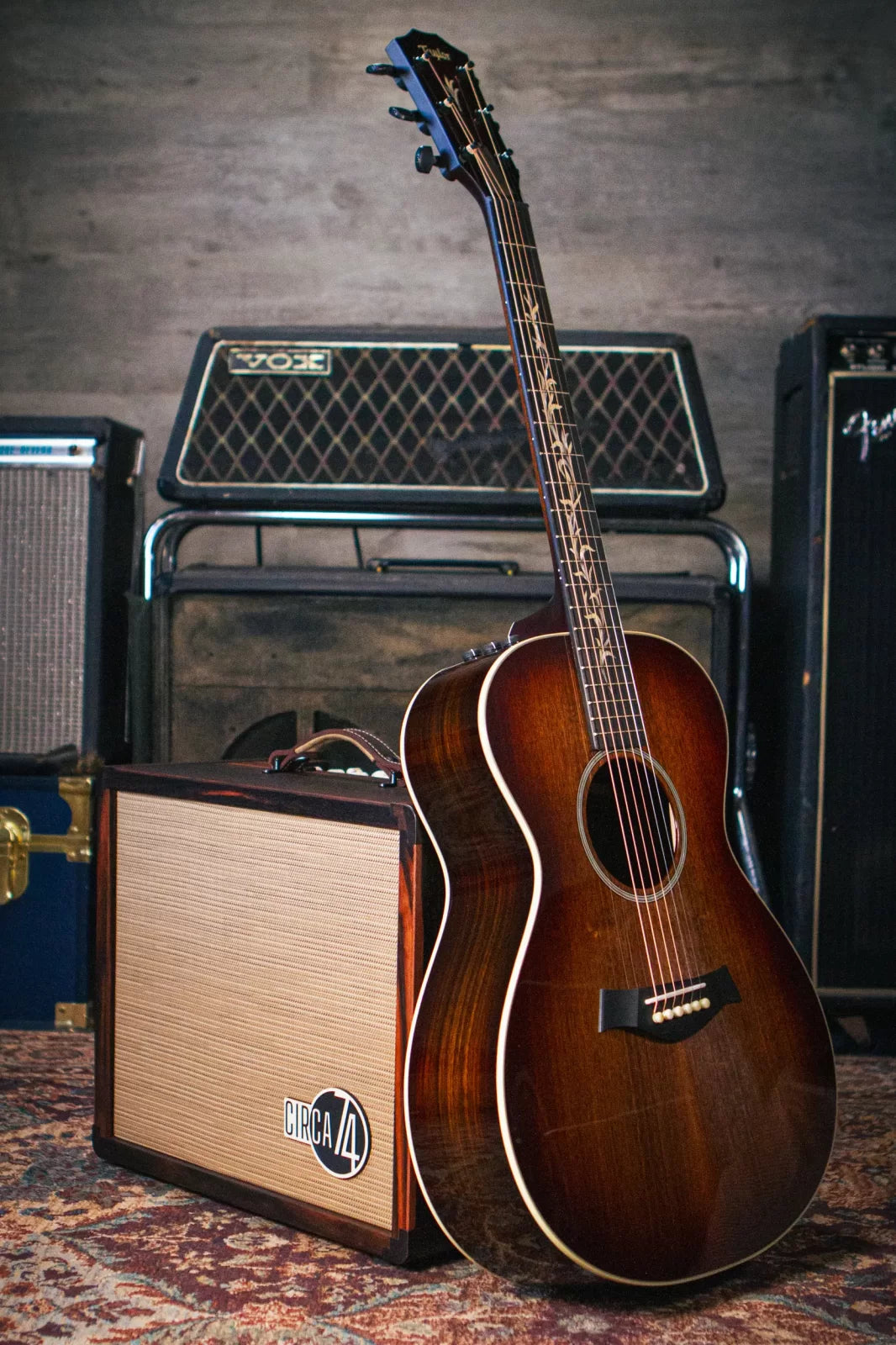 Taylor ‘23 Catch Custom C22e #25 Grand Concert Acoustic/Electric Guitar & Circa 74 Amplifier Combo