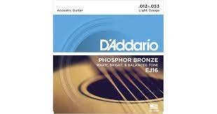 D'Addario EJ16-3D Phosphor Bronze Acoustic Guitar Strings Light 3 Sets
