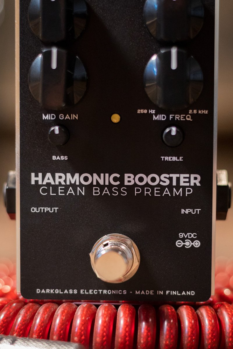 Darkglass Harmonic Booster Clean Bass Guitar Effects Preamp