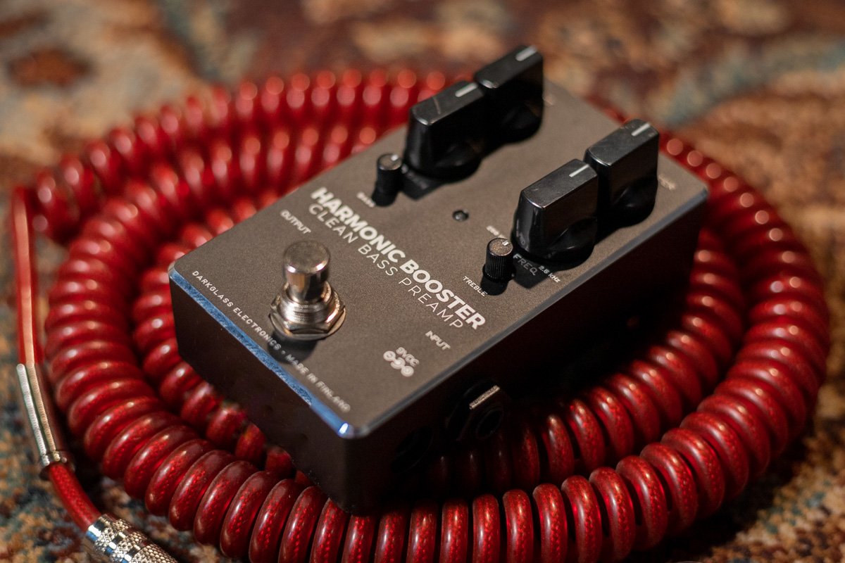 Darkglass Harmonic Booster Clean Bass Guitar Effects Preamp
