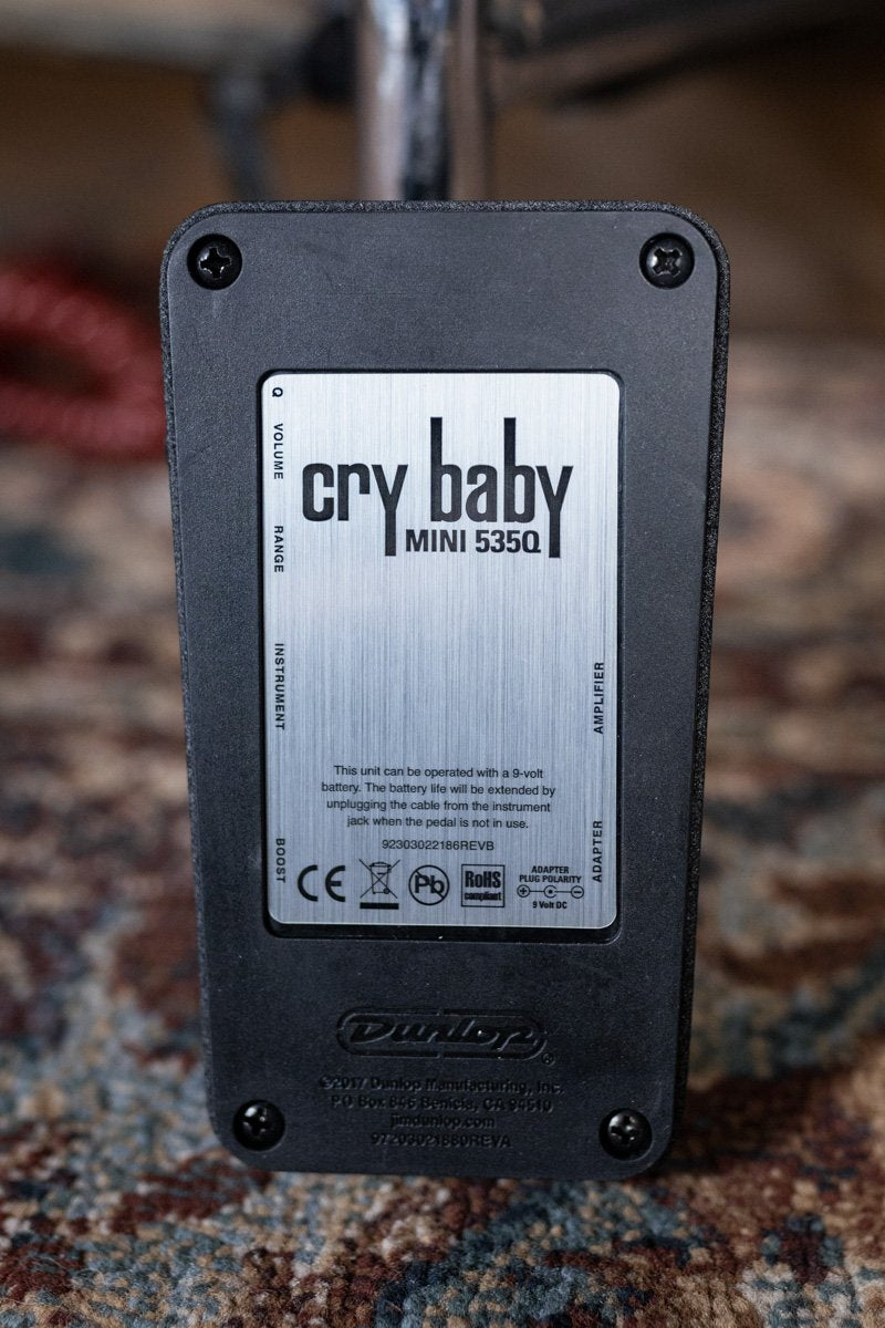 Dunlop CBM535Q Black Cry Baby Mini-Wah