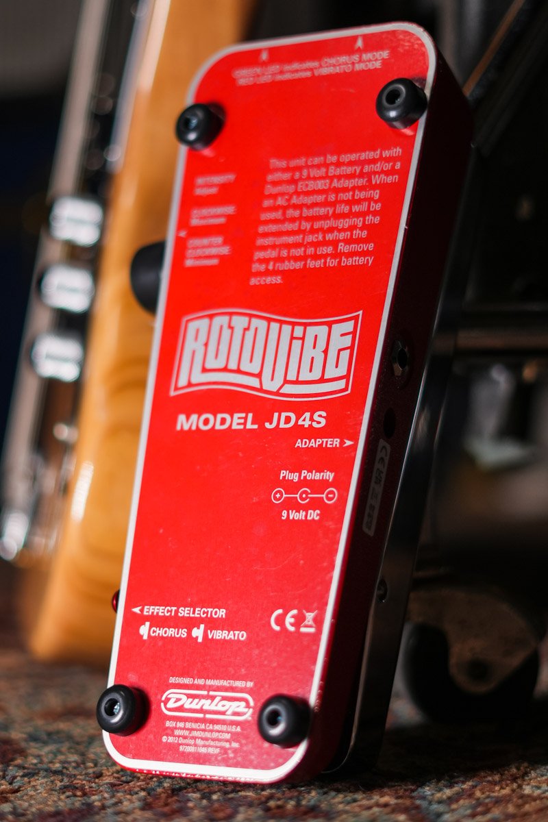 dunlop rotovibe chorus vibrato pedal haggertys 5