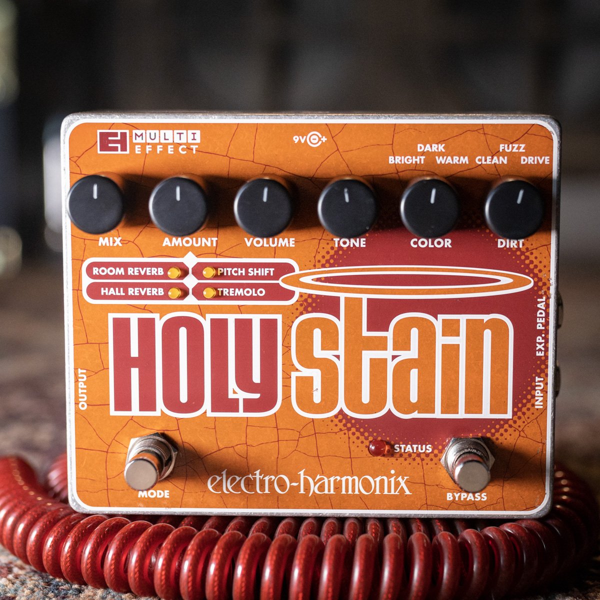 Electro-Harmonix Holy Stain Distortion/Reverb/Pitch/Tremolo Multi-Effect Pedal (Discontinued)
