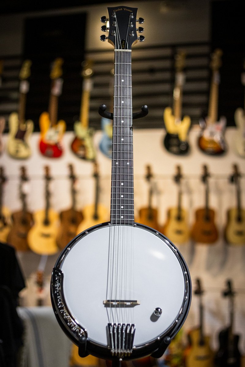 Gold Tone AC-6+ Acoustic Composite Banjitar with Pickup and Gig Bag