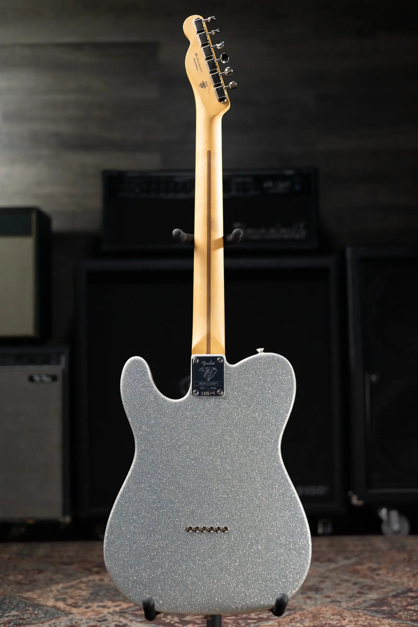Fender 75th Anniversary Player II Telecaster Electric Guitar - Diamond Dust Sparkle with Gig Bag