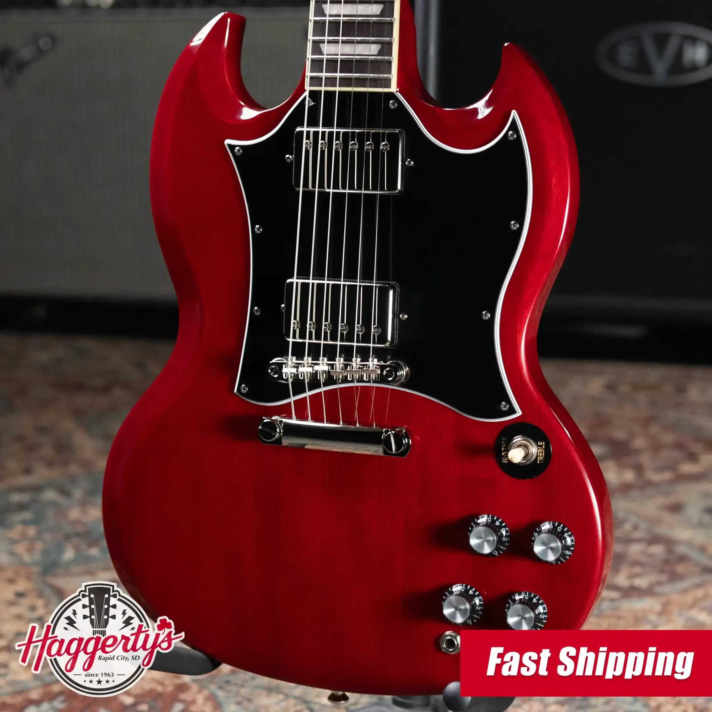 Epiphone SG Standard Electric Guitar - Cherry with Gig Bag