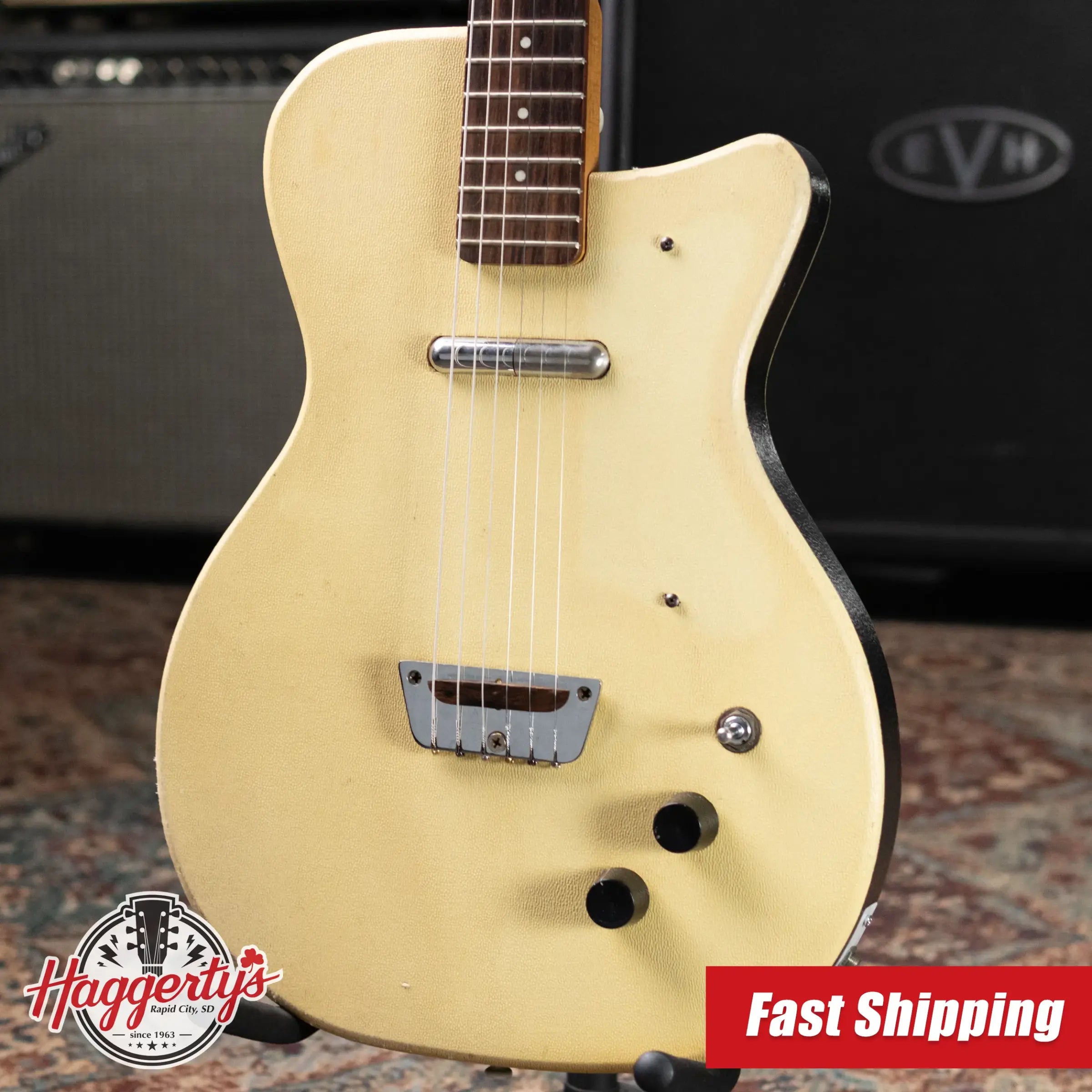 Danelectro Vintage Electric Guitar - Cream - Used