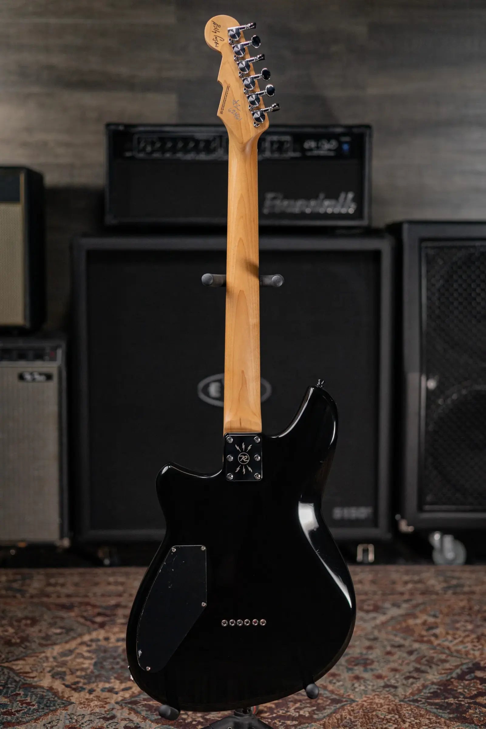 Reverend Billy Corgan Z-1 Electric Guitar - Midnight Black with Hardshell Case - Used