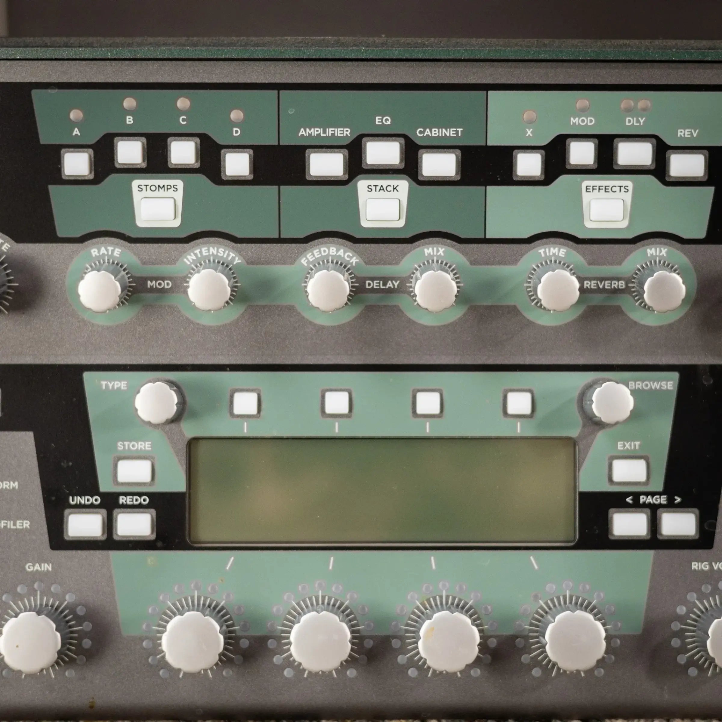 Kemper Amps Profiler Head Unit with Foot Controller and Tour Case - Green - Used