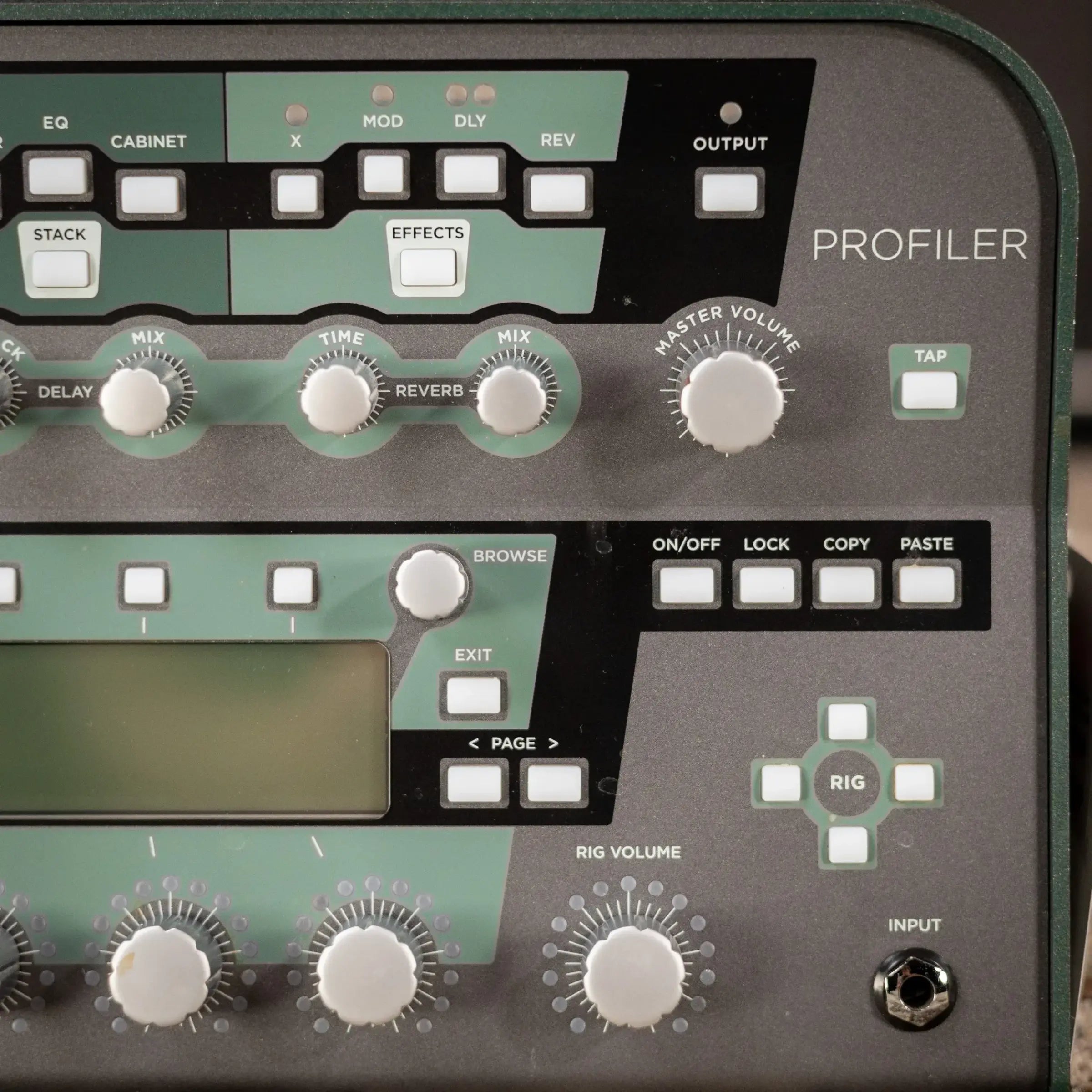 Kemper Amps Profiler Head Unit with Foot Controller and Tour Case - Green - Used