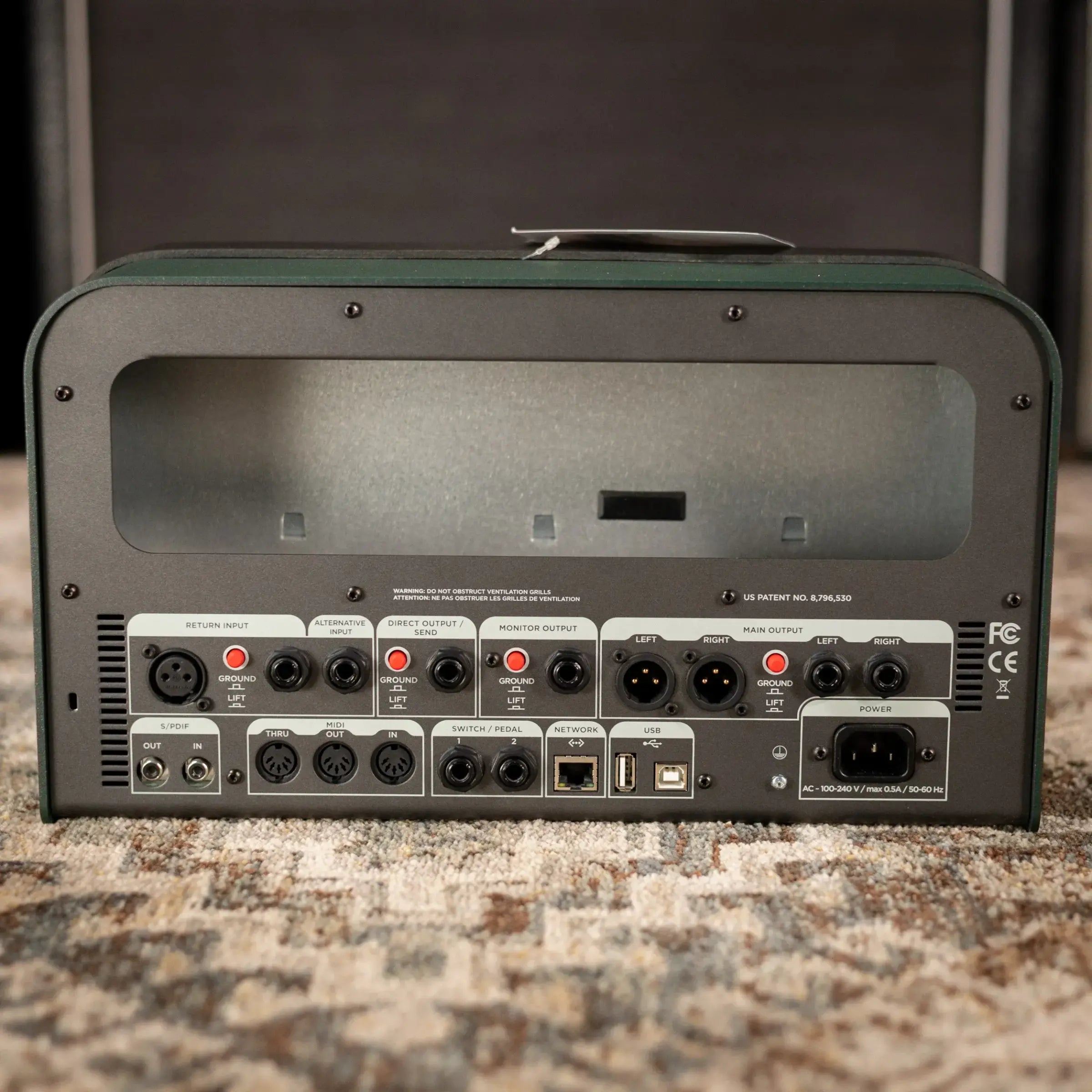 Kemper Amps Profiler Head Unit with Foot Controller and Tour Case - Green - Used
