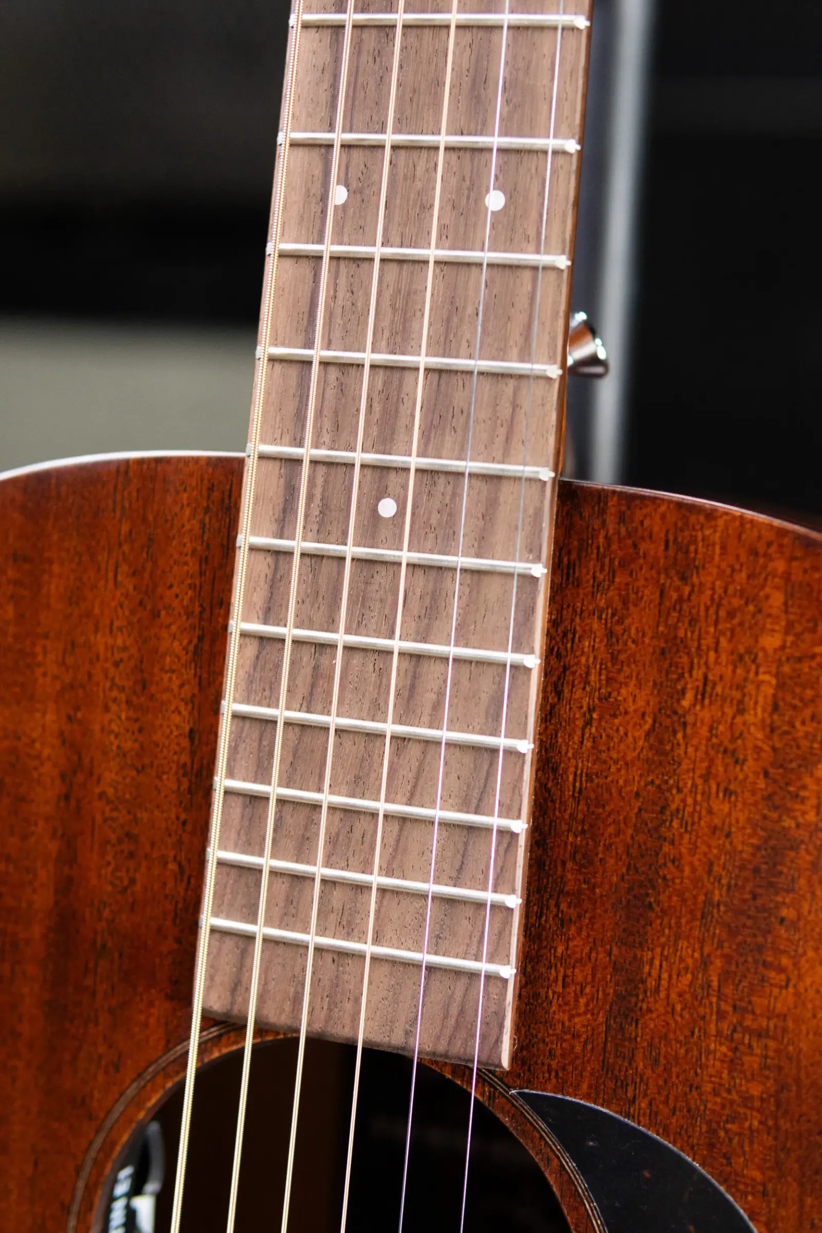 Martin 0-10E Retro Jason Isbell Concert Signature Short Scale Acoustic/Electric Guitar - Dark Mahogany with Gig Bag