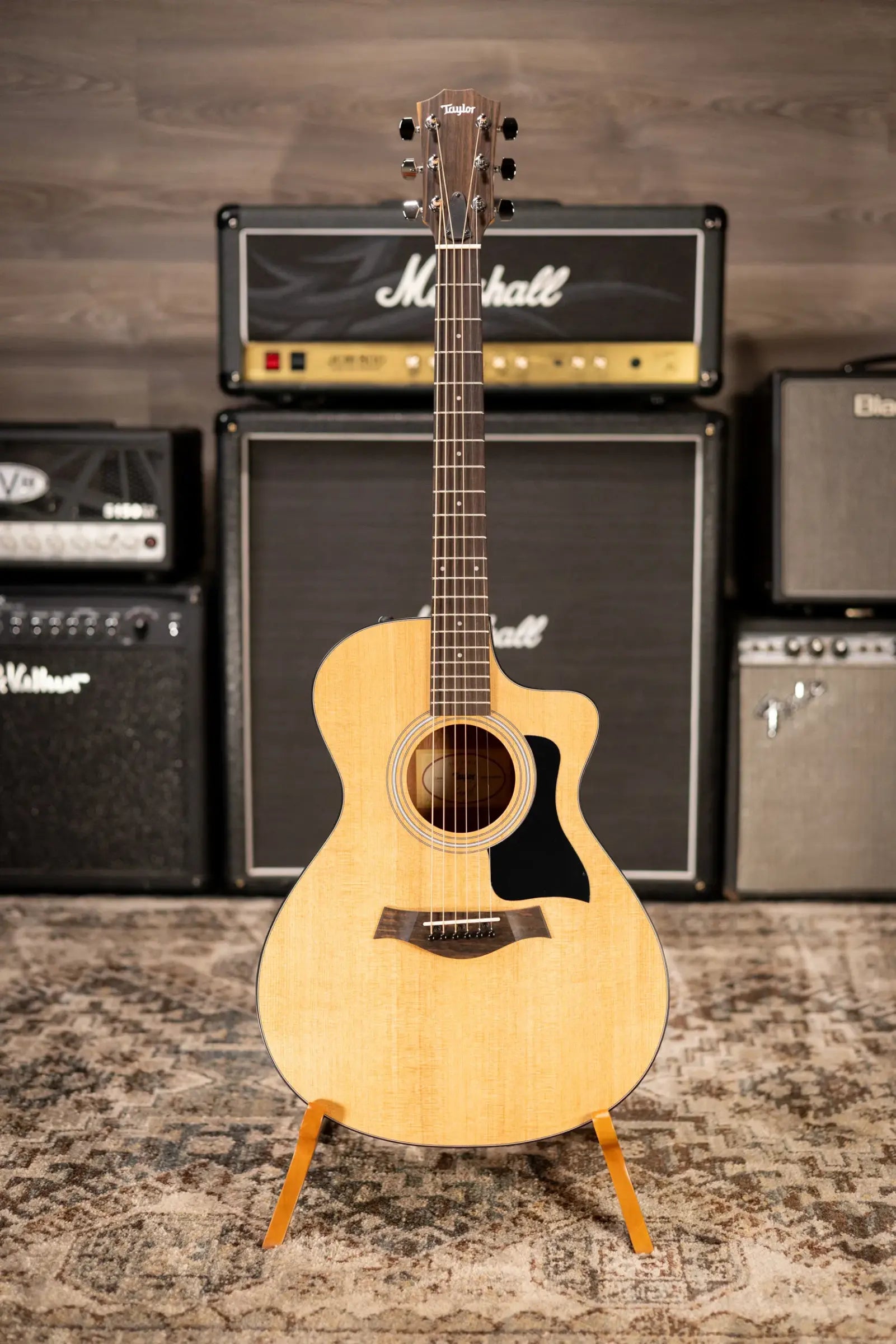 Taylor 112ce Grand Concert Acoustic/Electric Guitar - Sapele with Gig Bag - Factory Demo