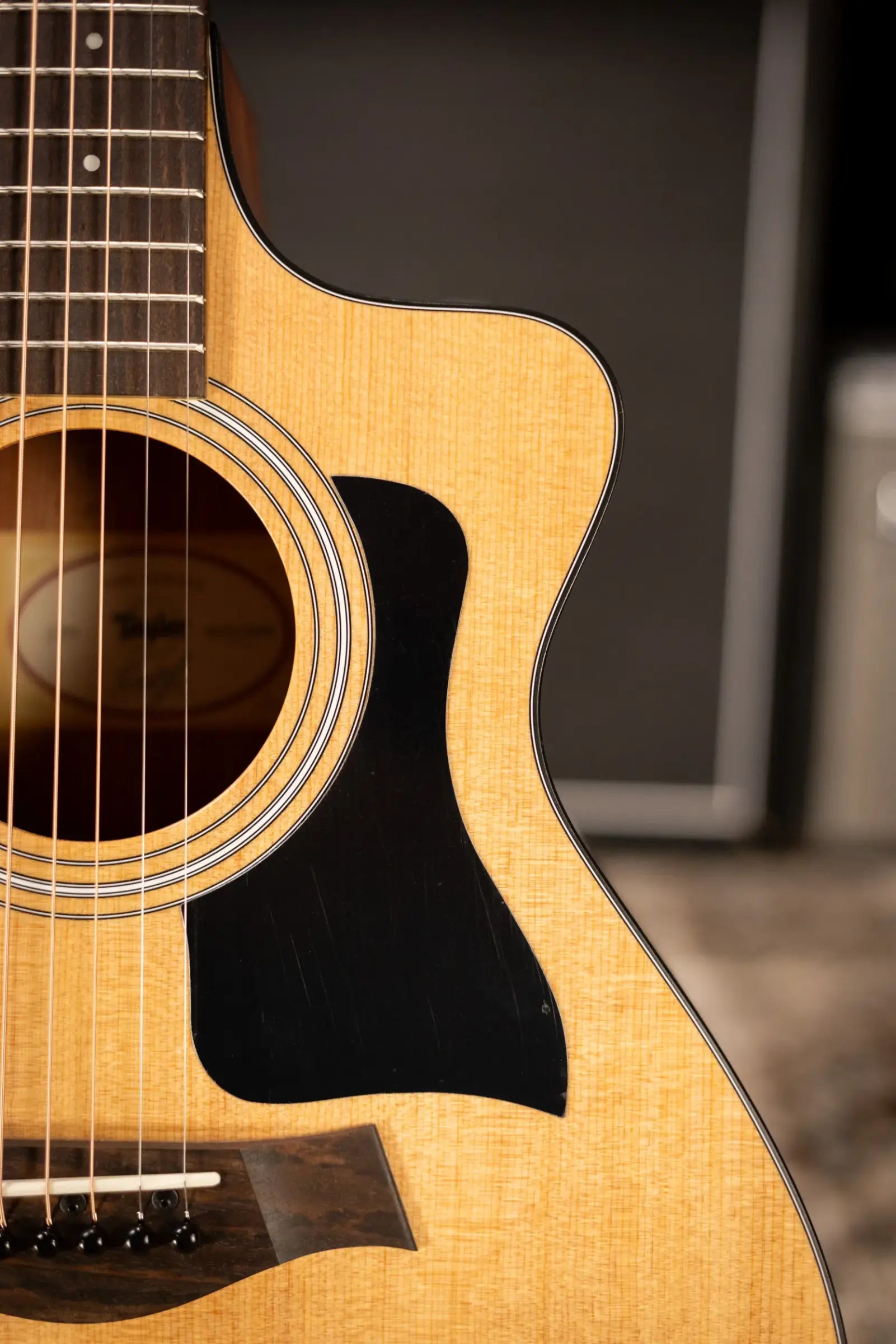 Taylor 112ce Grand Concert Acoustic/Electric Guitar - Sapele with Gig Bag - Factory Demo