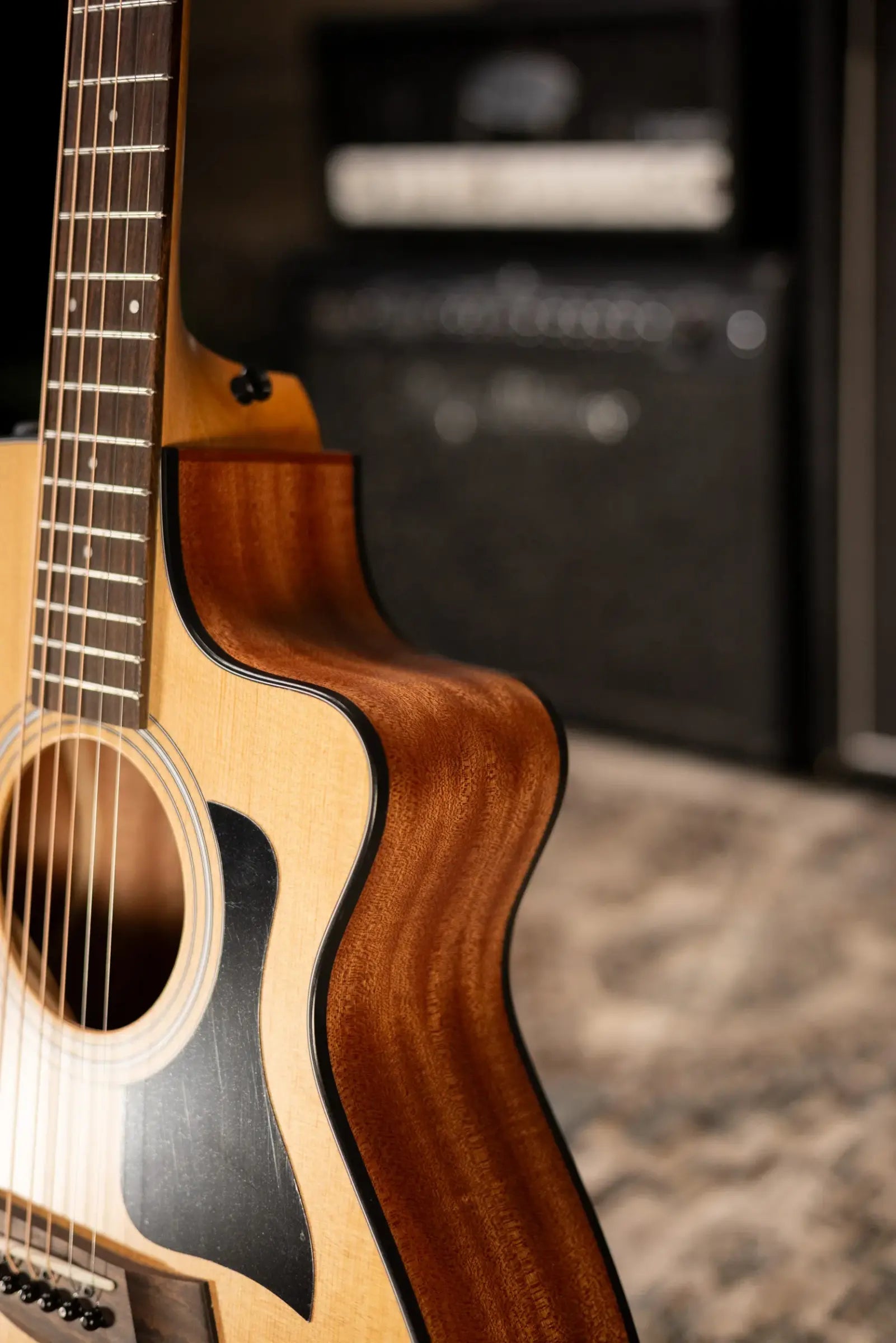 Taylor 112ce Grand Concert Acoustic/Electric Guitar - Sapele with Gig Bag - Factory Demo