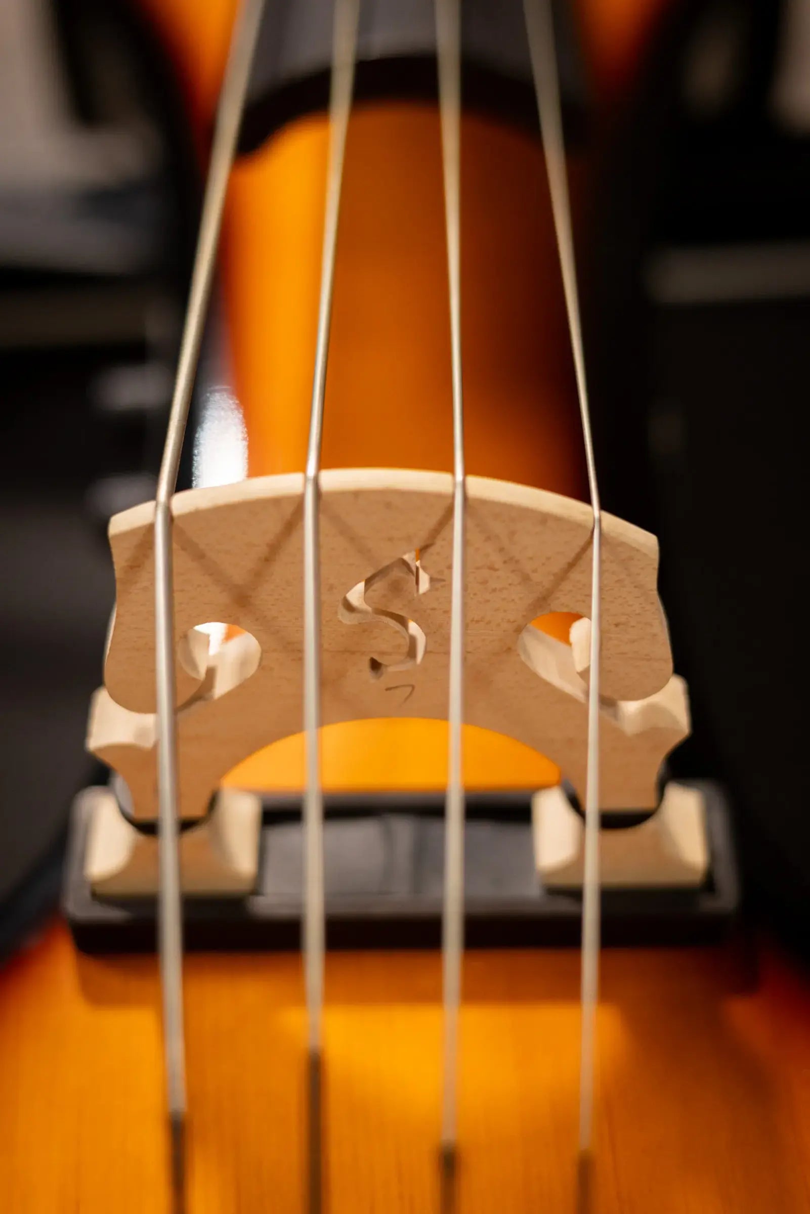 Palatino VE-500 Electric Upright Bass - Sunburst with Gig Bag - Used