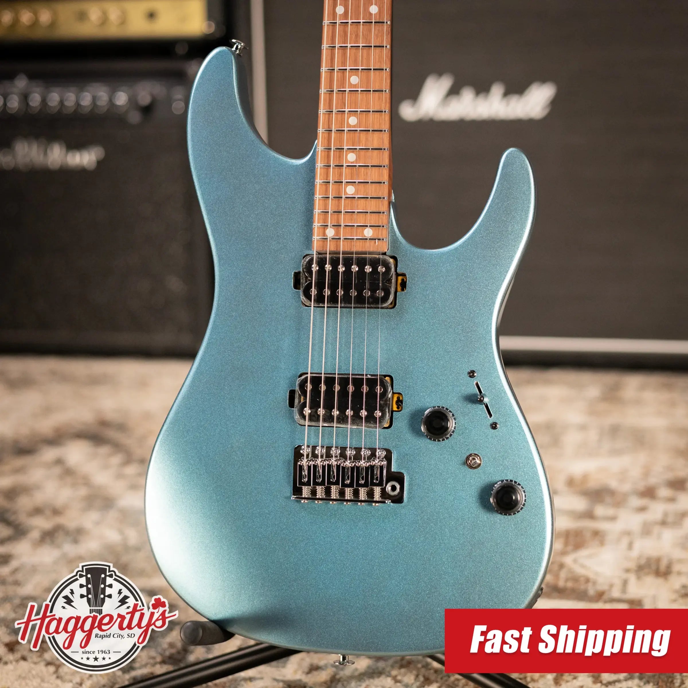 Ibanez AZ24S2 Electric Guitar – Metallic Light Blue