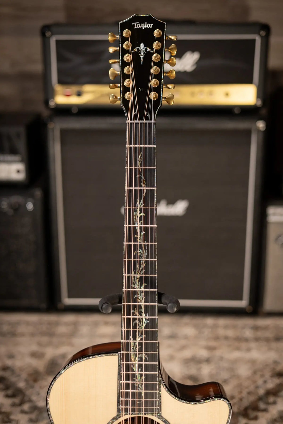 Taylor Next Generation PS54ce Presentation Series 12-String Grand Auditorium Acoustic/Electric Guitar - Honduran Rosewood/Adirondack Spruce with Hardshell Case