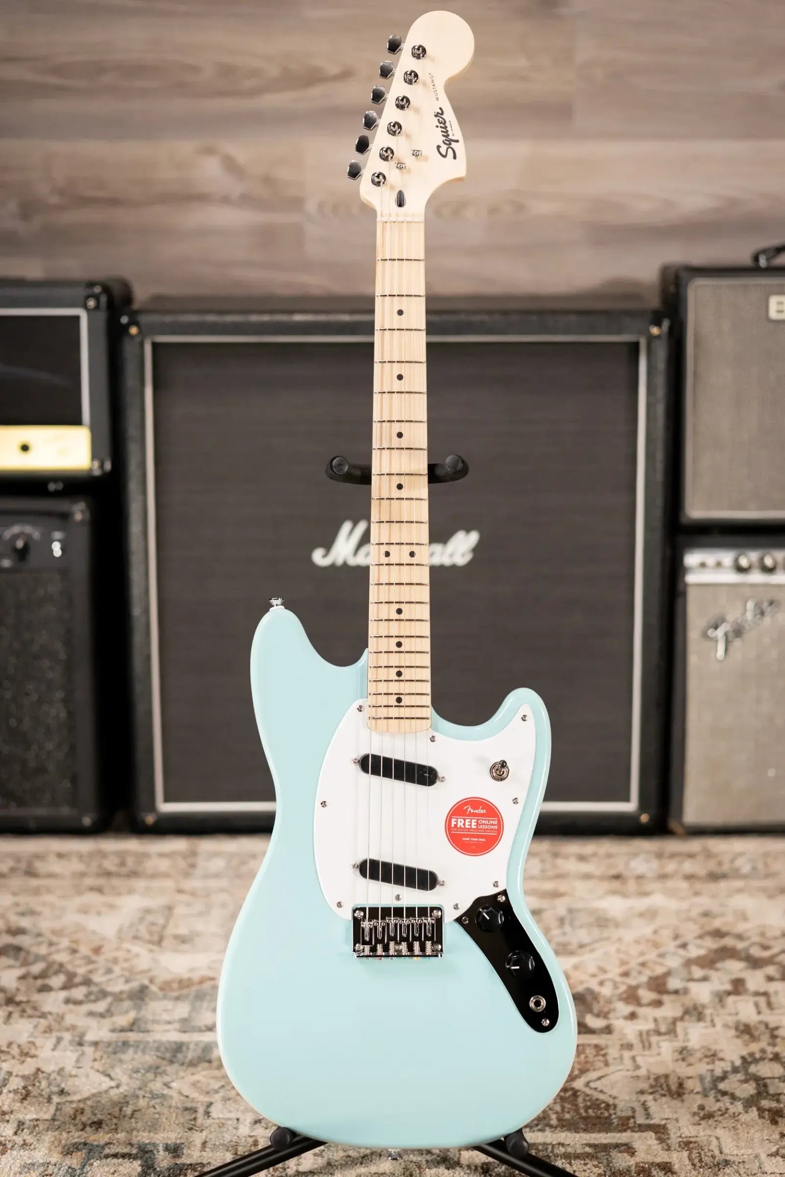 Squier Sonic Mustang Electric Guitar - Daphne Blue