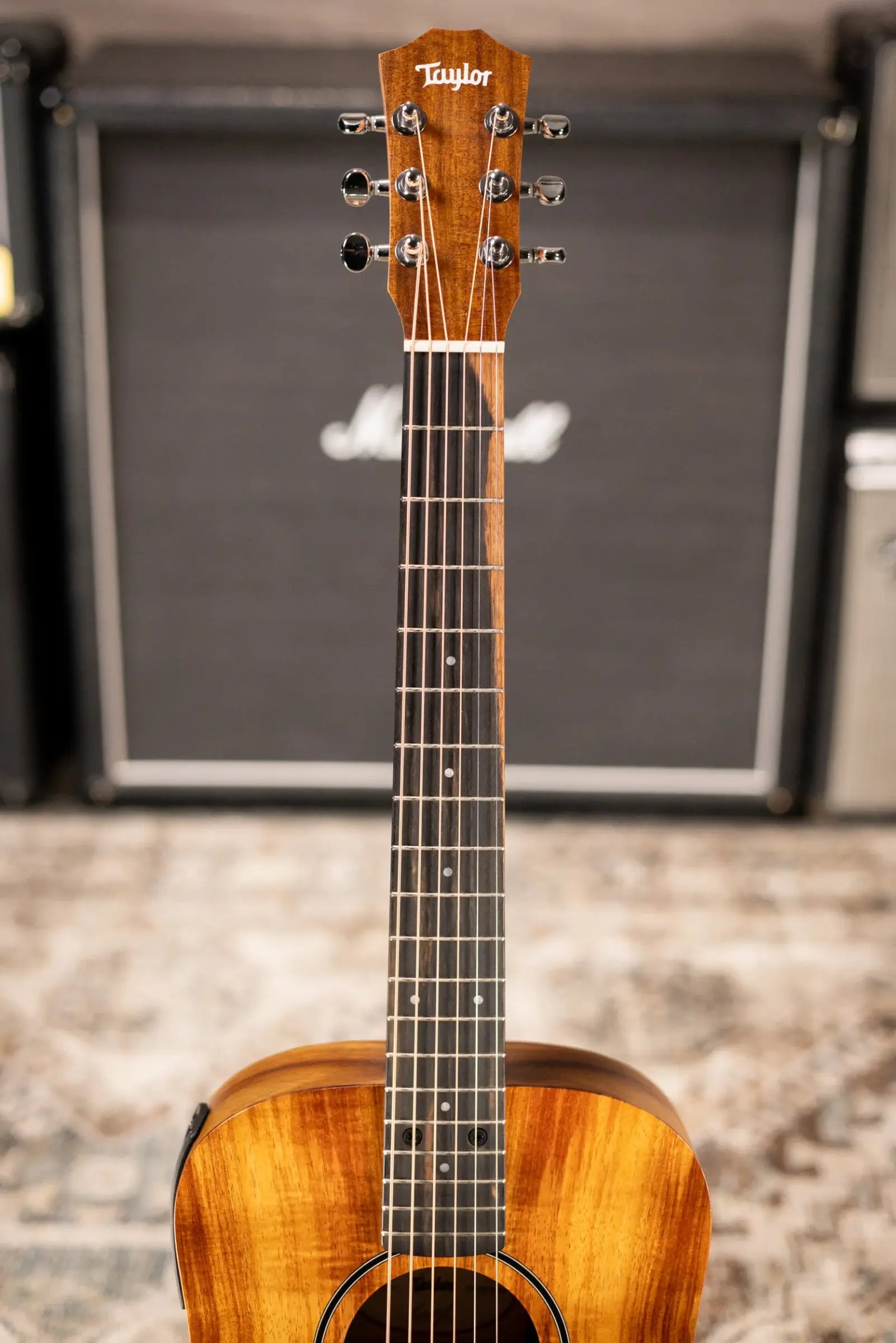Taylor BTe-Koa Baby Taylor Acoustic/Electric Guitar with Gig Bag