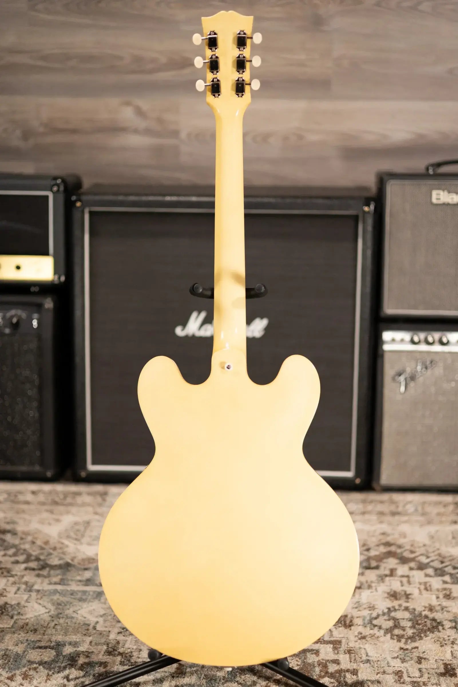 Gibson Custom Shop Limited Edition 1959 ES-330 Bigsby Reissue Hollow Body Electric Guitar - Antique White VOS with Hardshell Case