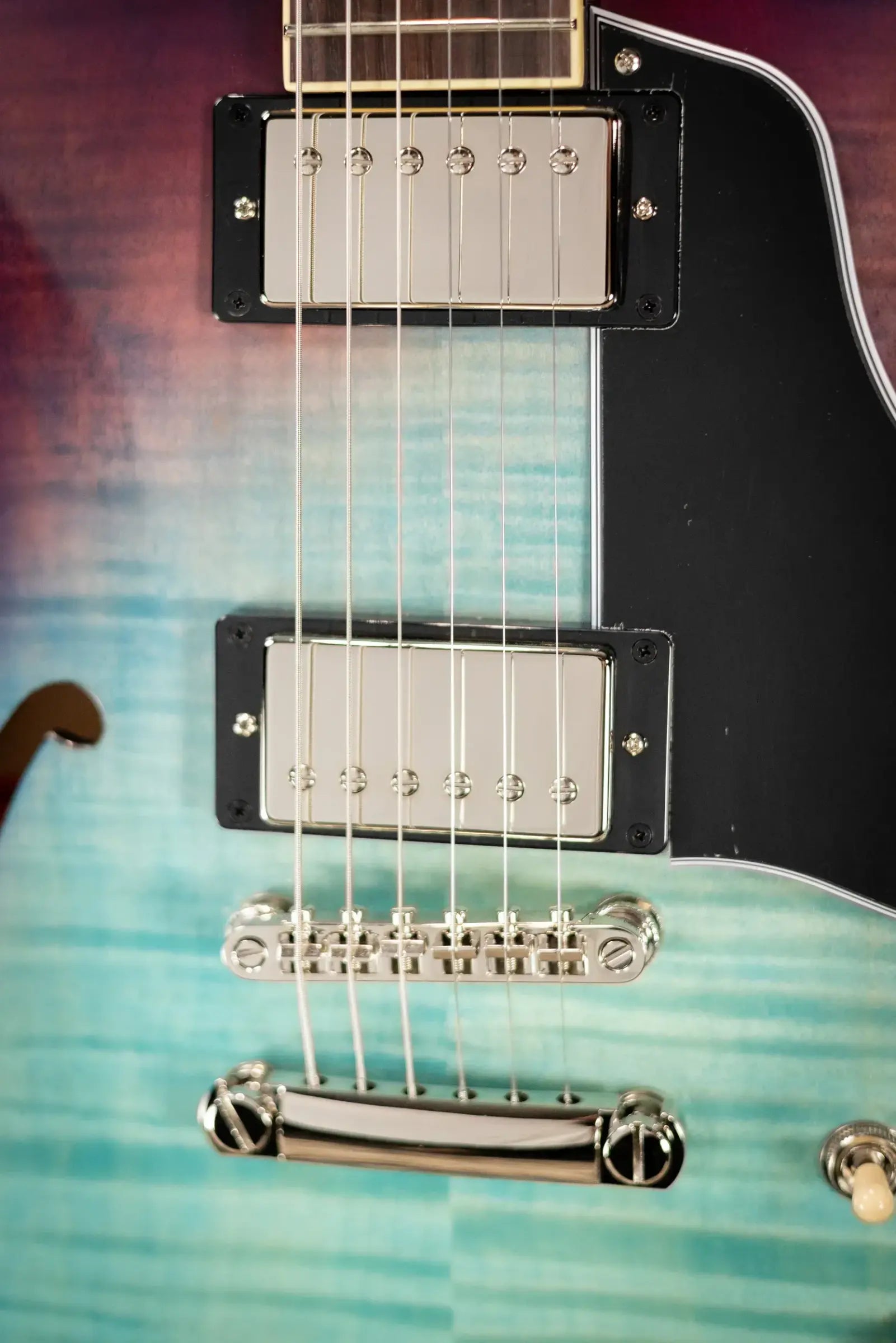 Epiphone ES-335 Figured Semi-hollow Electric Guitar - Blueberry Burst