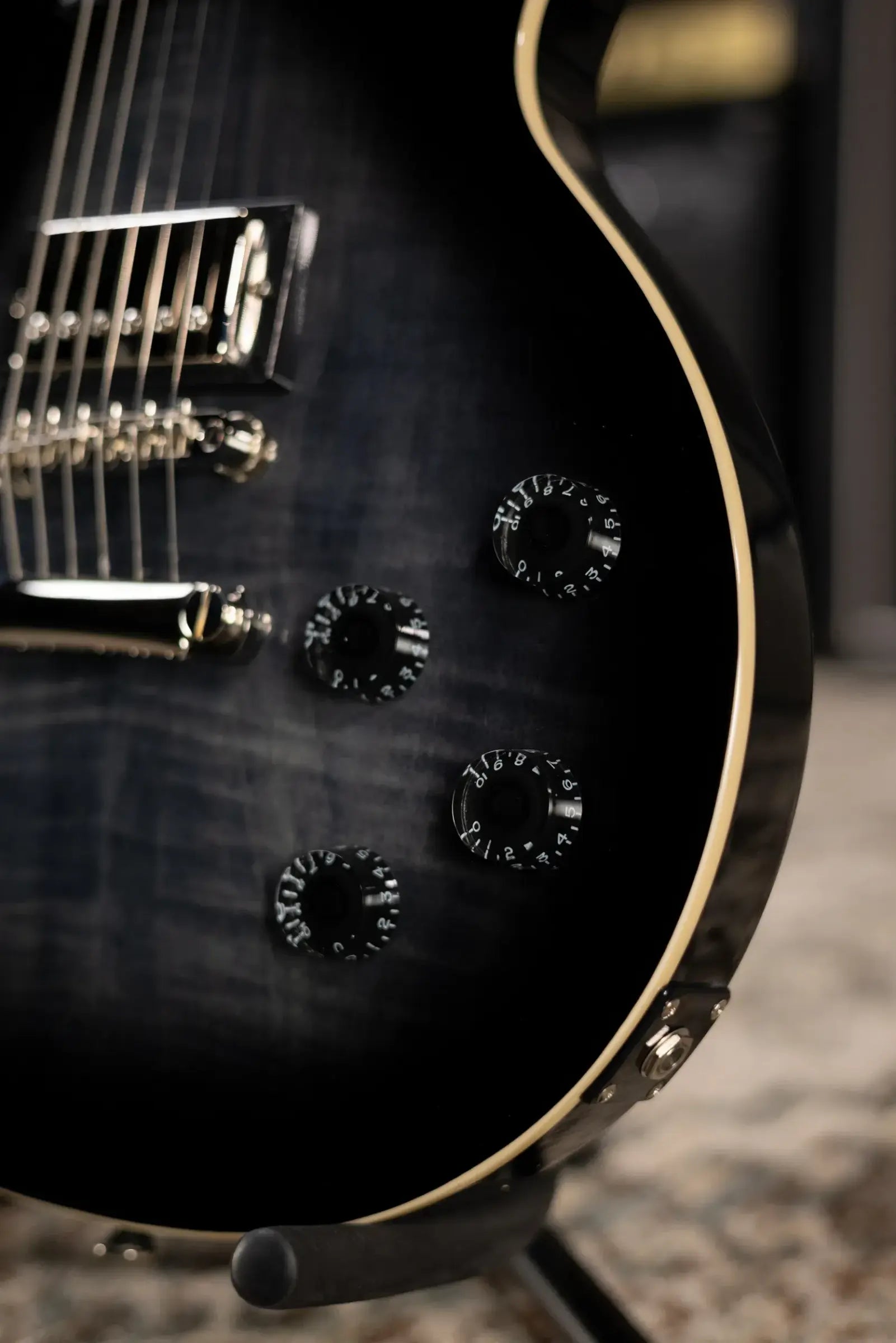 Epiphone Les Paul Tribute Plus Electric Guitar - Transparent Ebony