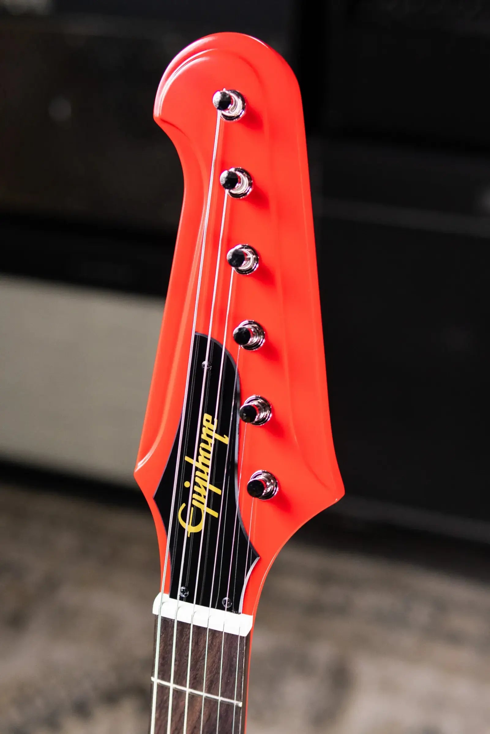 Epiphone 1963 Firebird I Reissue Electric Guitar - Cardinal Red with Hardshell Case