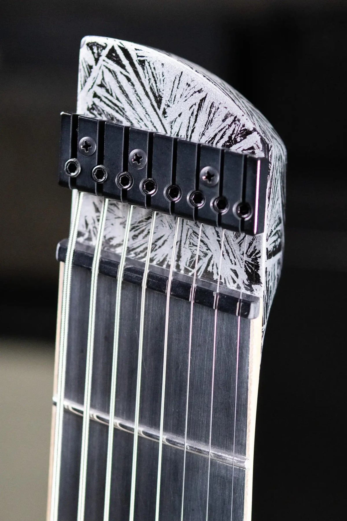 Legator R8F Revenant Bolt-On 8-String Multi-Scale Electric Guitar - Gloss Black Ice