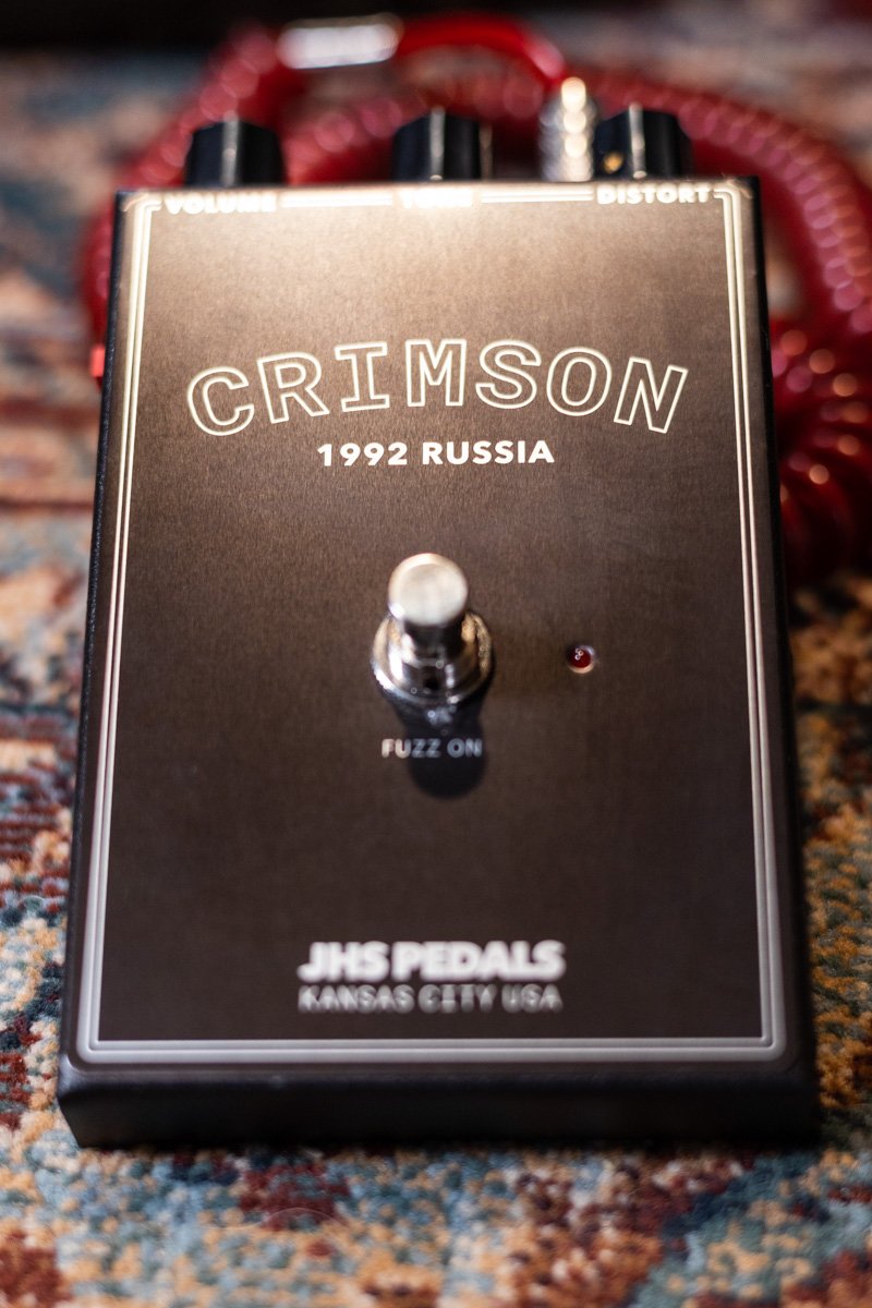 JHS Legends of Fuzz Crimson Guitar Effects Pedal