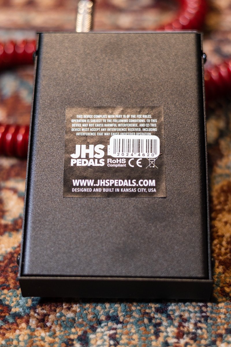 JHS Legends of Fuzz Crimson Guitar Effects Pedal