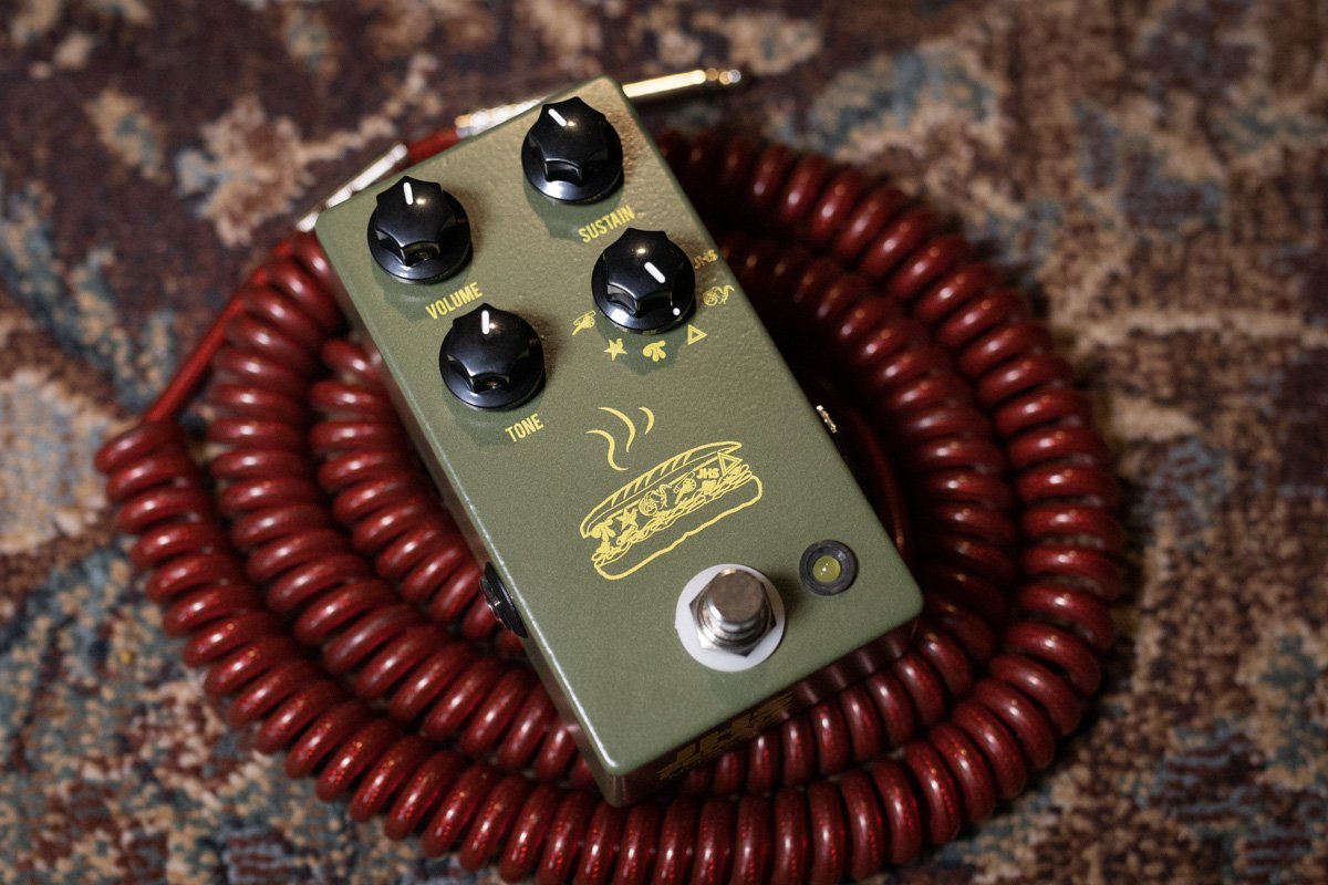 JHS Muffuletta Fuzz Distortion Pedal - Army Green