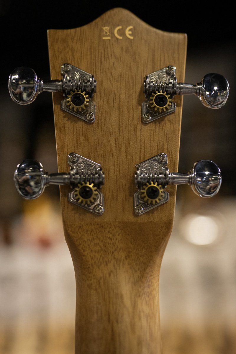 Lanikai ACST-CEB Acacia Solid Top Baritone Ukulele - Cutaway with Fishman Electronics