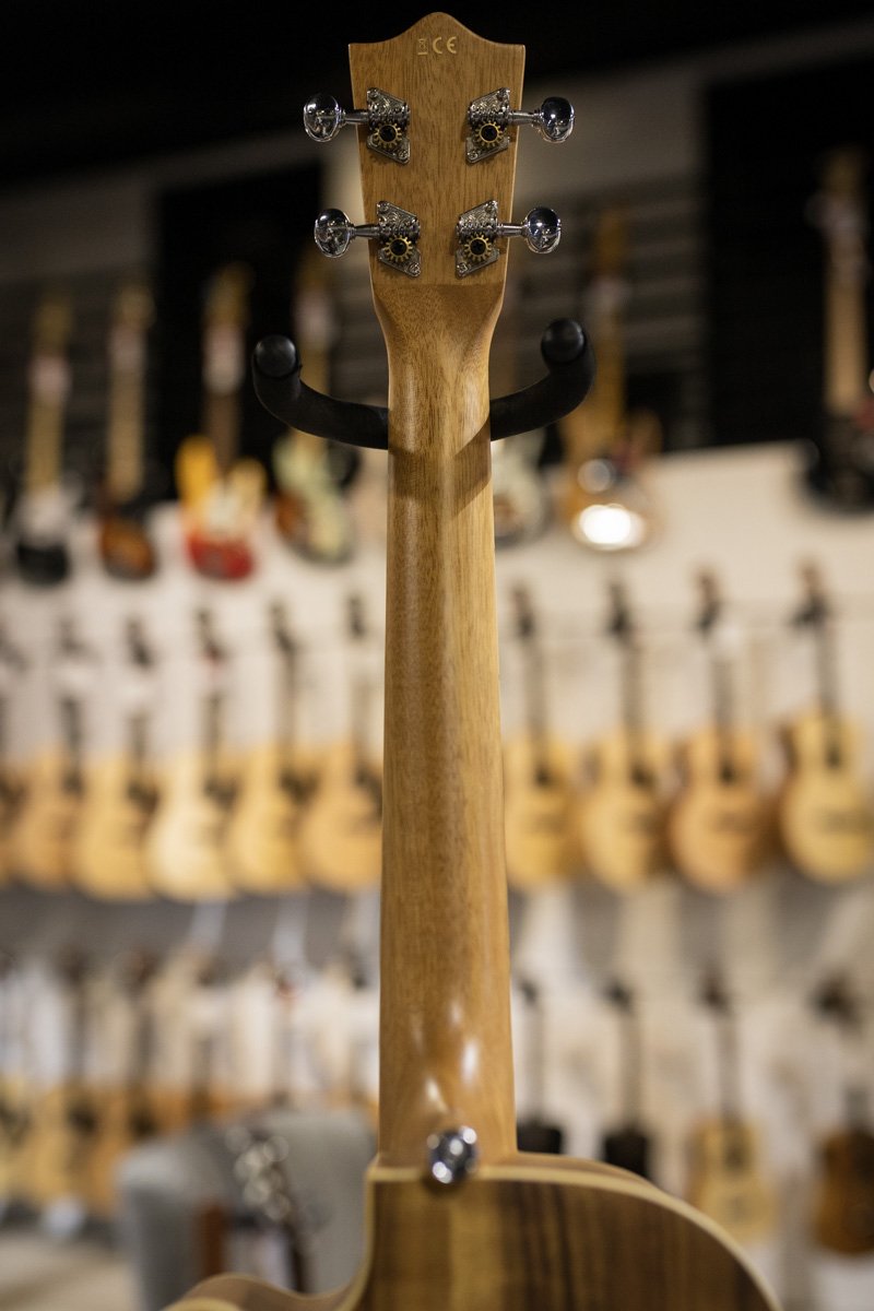 Lanikai ACST-CEB Acacia Solid Top Baritone Ukulele - Cutaway with Fishman Electronics