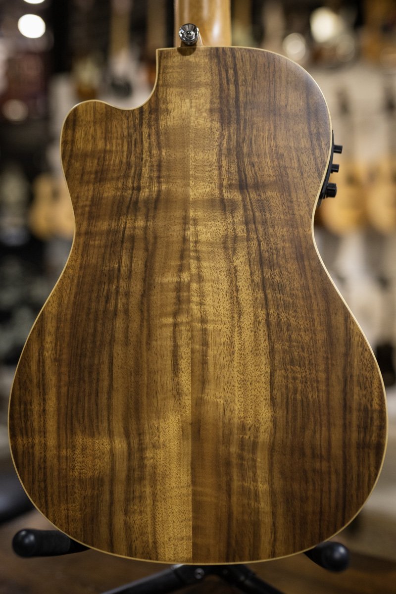 Lanikai ACST-CEB Acacia Solid Top Baritone Ukulele - Cutaway with Fishman Electronics