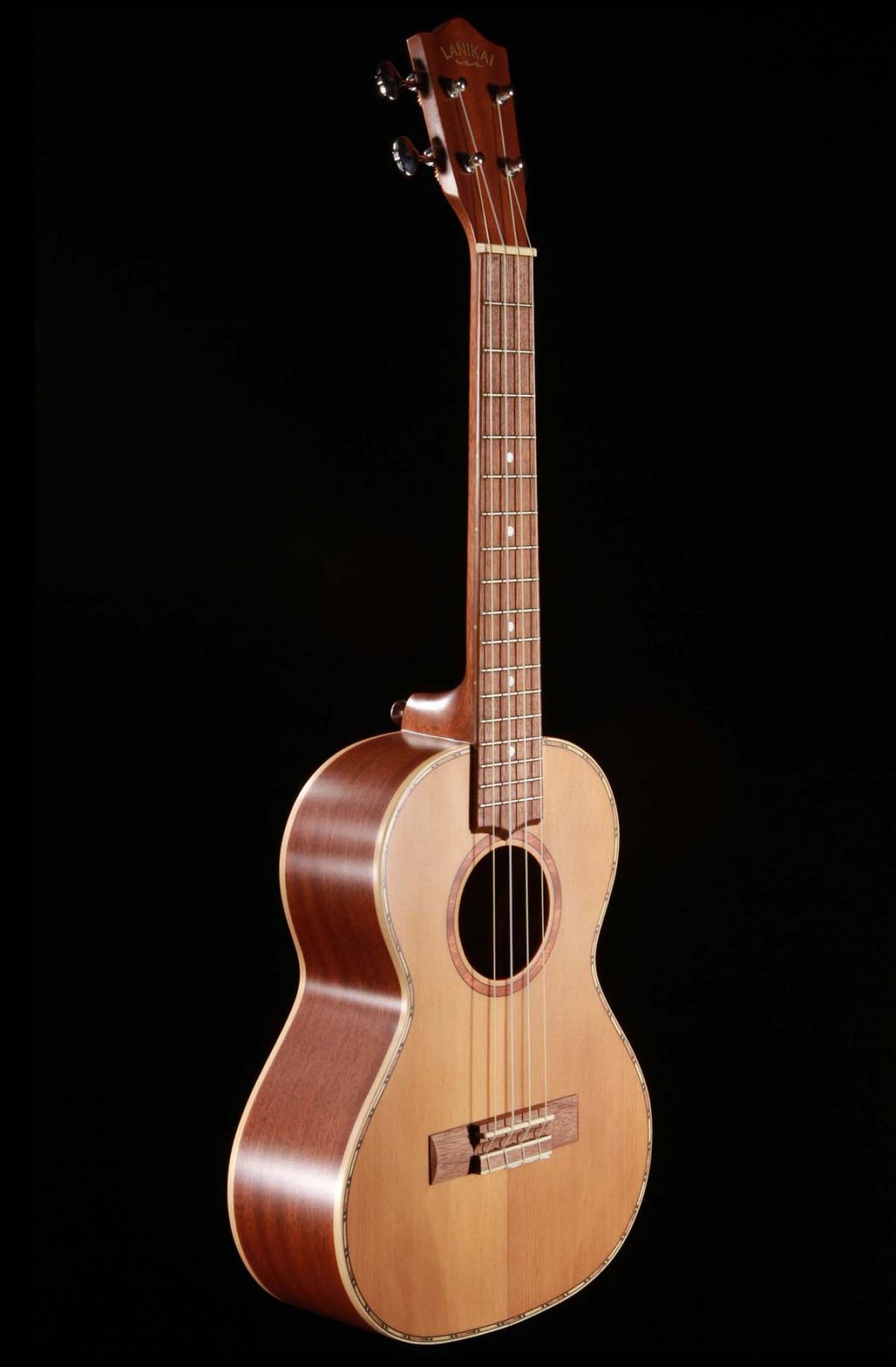 Lanikai CDST-T Solid Cedar Top Satin Finish Tenor Ukulele