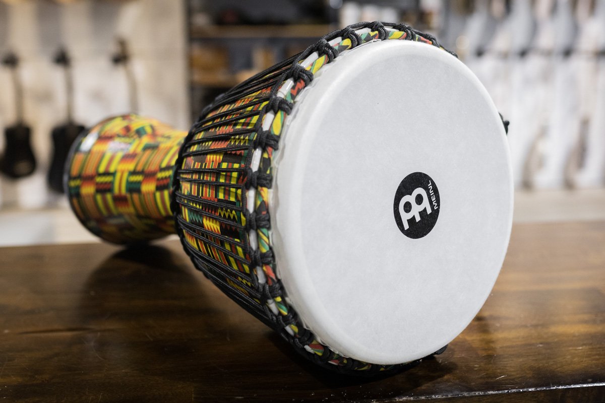 Meinl 12" Rope Tuned Travel Series Djembe, Simbra