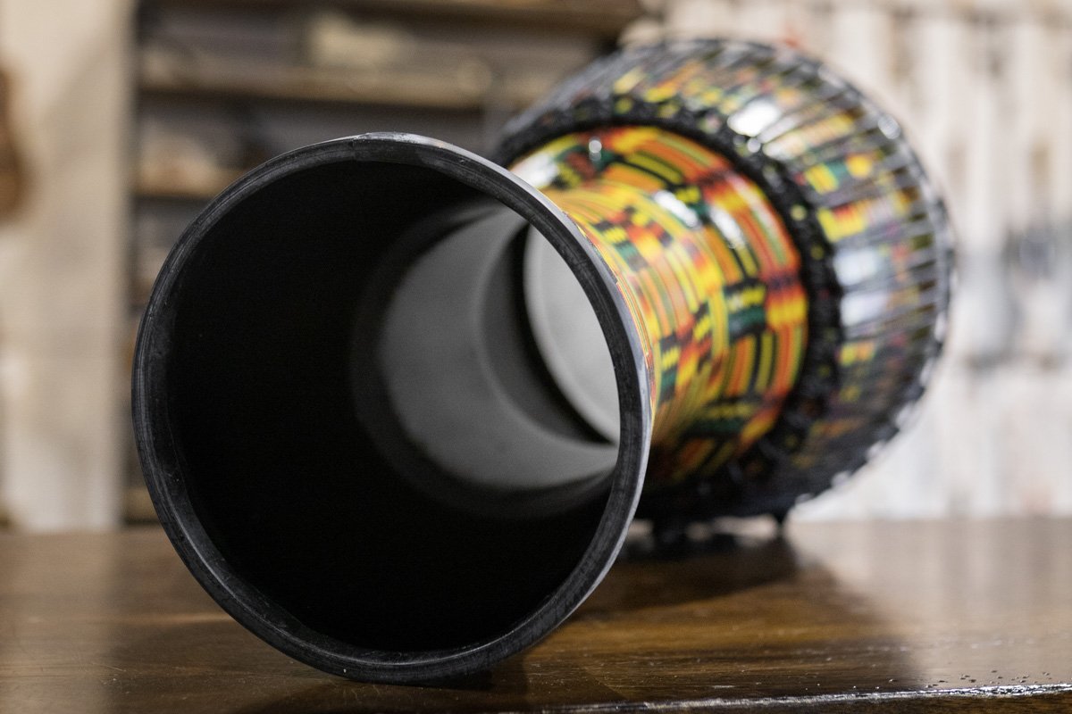 Meinl 12" Rope Tuned Travel Series Djembe, Simbra