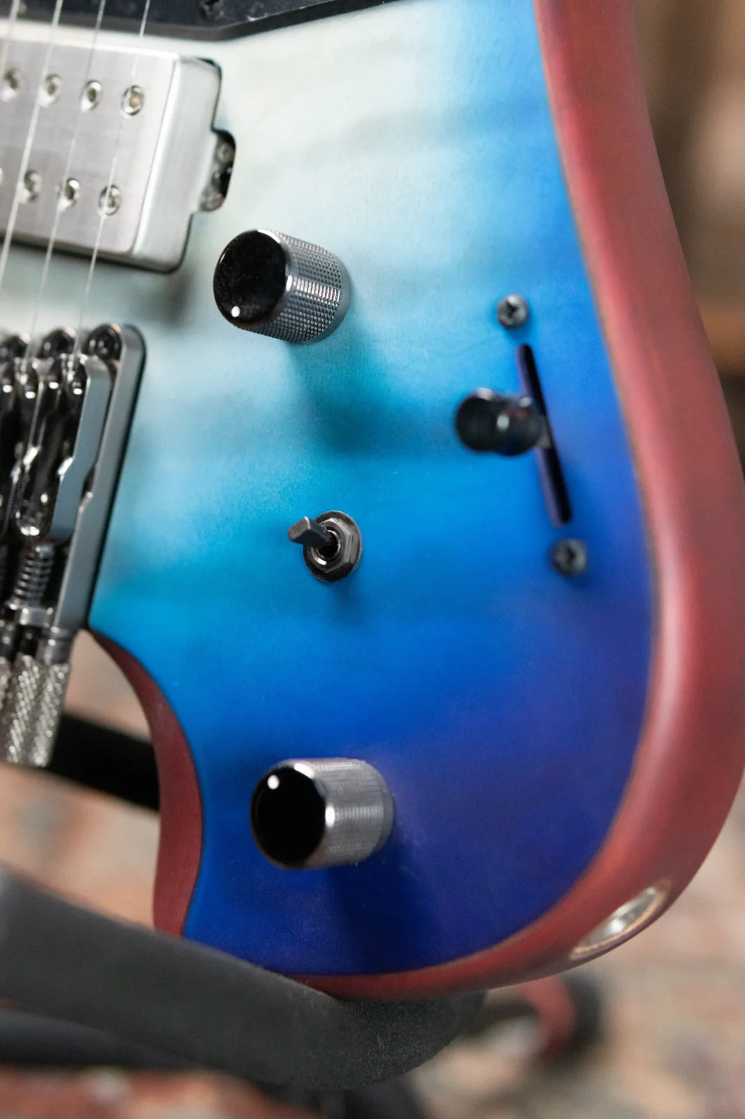 Ibanez QX54QM Electric - Blue Sphere Burst Matte with Gig Bag
