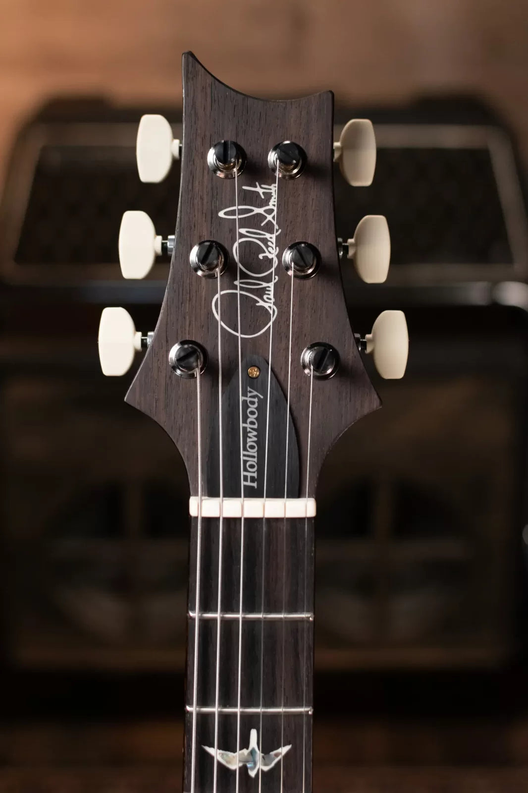 PRS Hollow Body II Piezo 10 Top Electric Guitar - Yellow Tiger Smokeburst with Hardshell Case