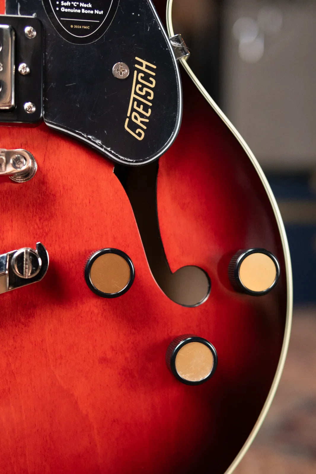 Gretsch G2655 Streamliner Center Block Jr. Double-Cut with Stoptail - Claret Burst