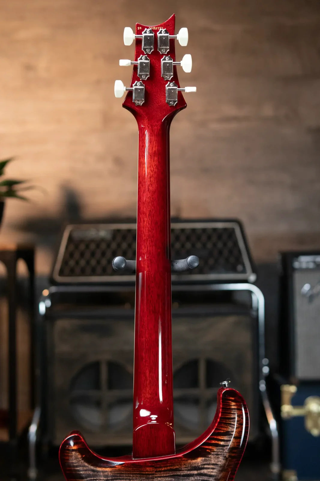 PRS McCarty 594 Hollowbody II - Charcoal Cherry Wrap Burst with Hardshell Case