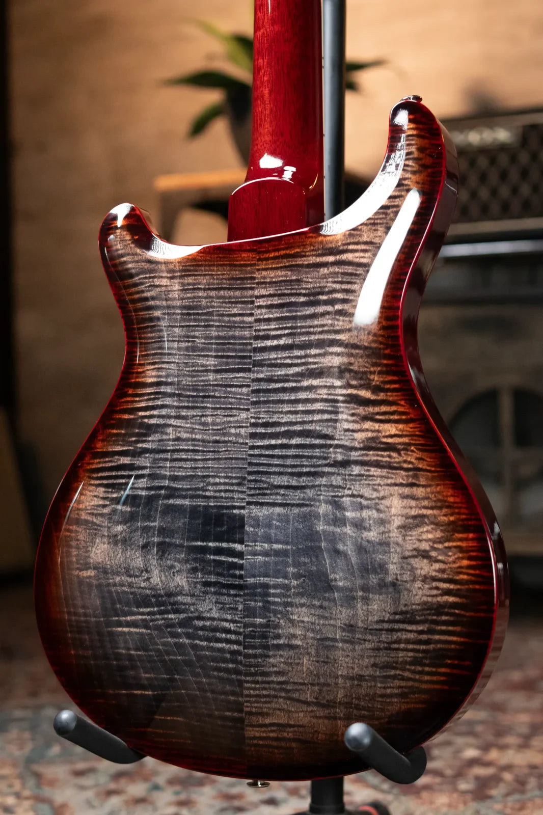 PRS McCarty 594 Hollowbody II - Charcoal Cherry Wrap Burst with Hardshell Case