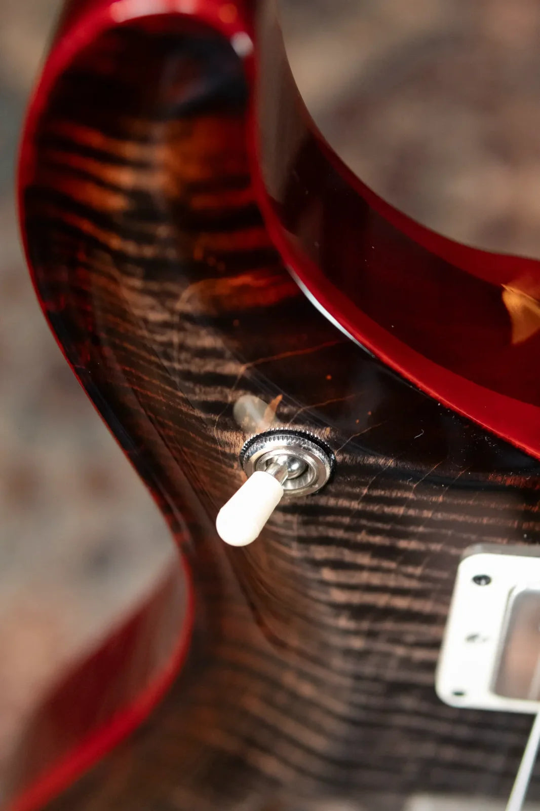 PRS McCarty 594 Hollowbody II - Charcoal Cherry Wrap Burst with Hardshell Case