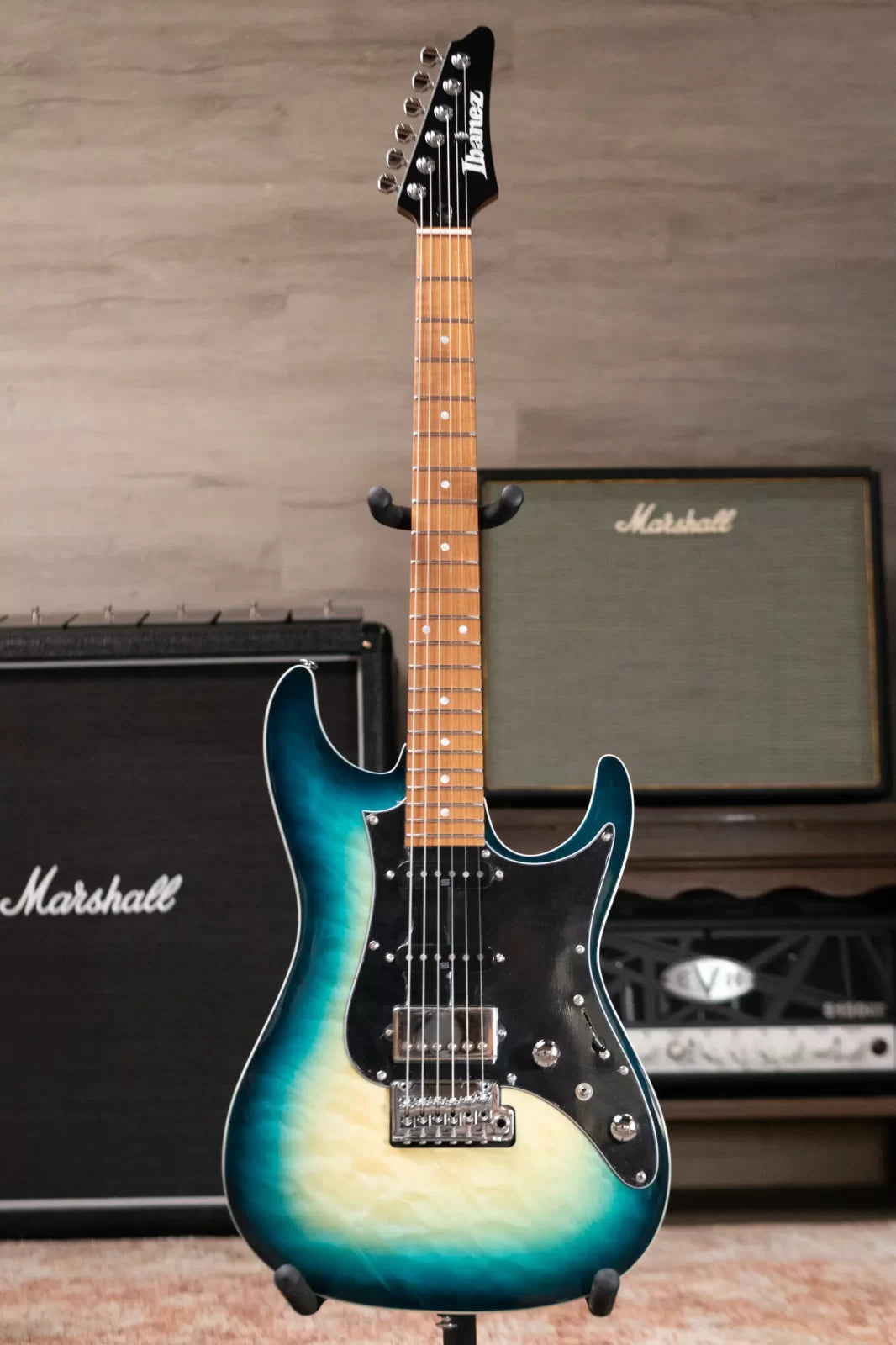 Ibanez AZ24P1QMDOB Electric Guitar - Deep Ocean Blonde