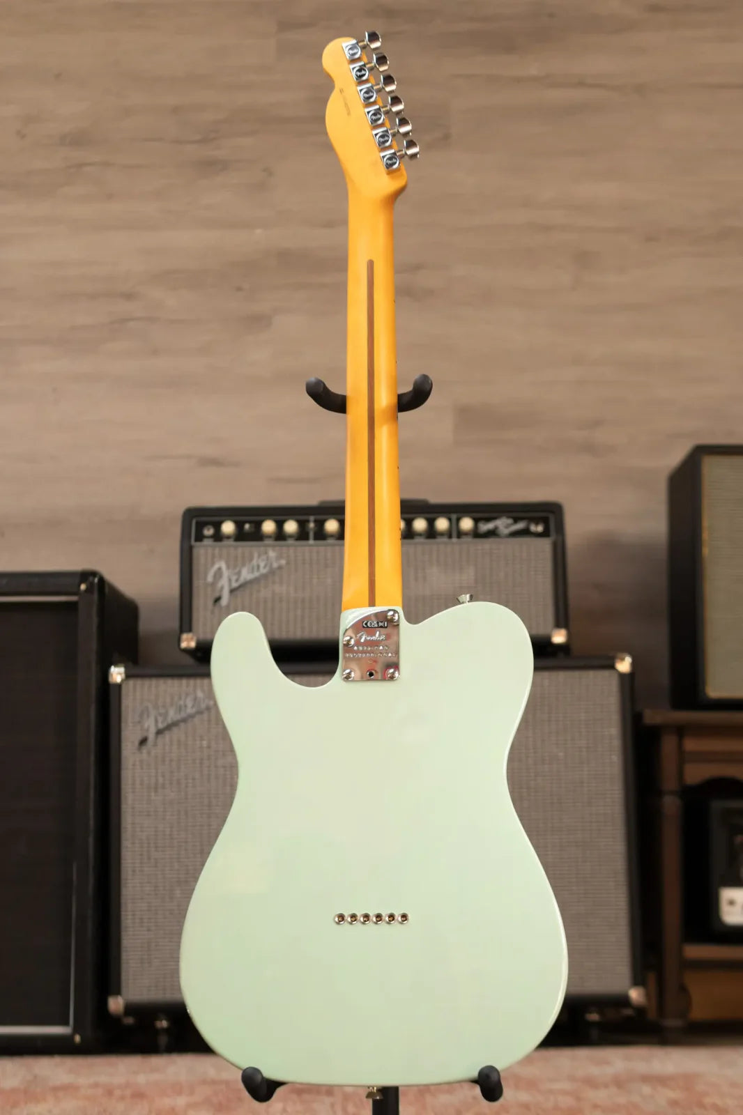 Fender American Professional II Telecaster Thinline - Transparent Surf Green with Hardshell Case