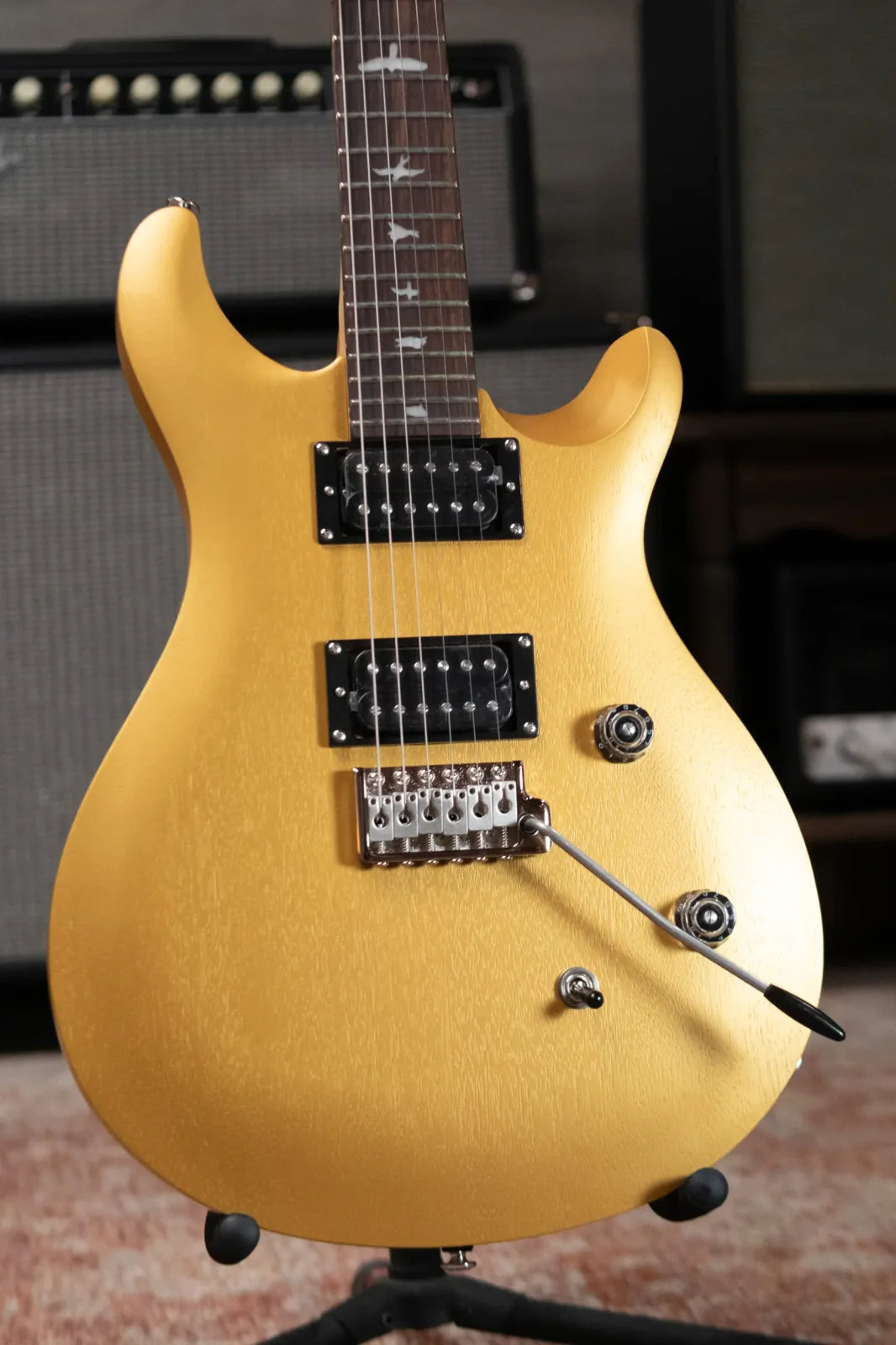 PRS SE CE 24 Standard Satin - Metallic Gold with Gig Bag