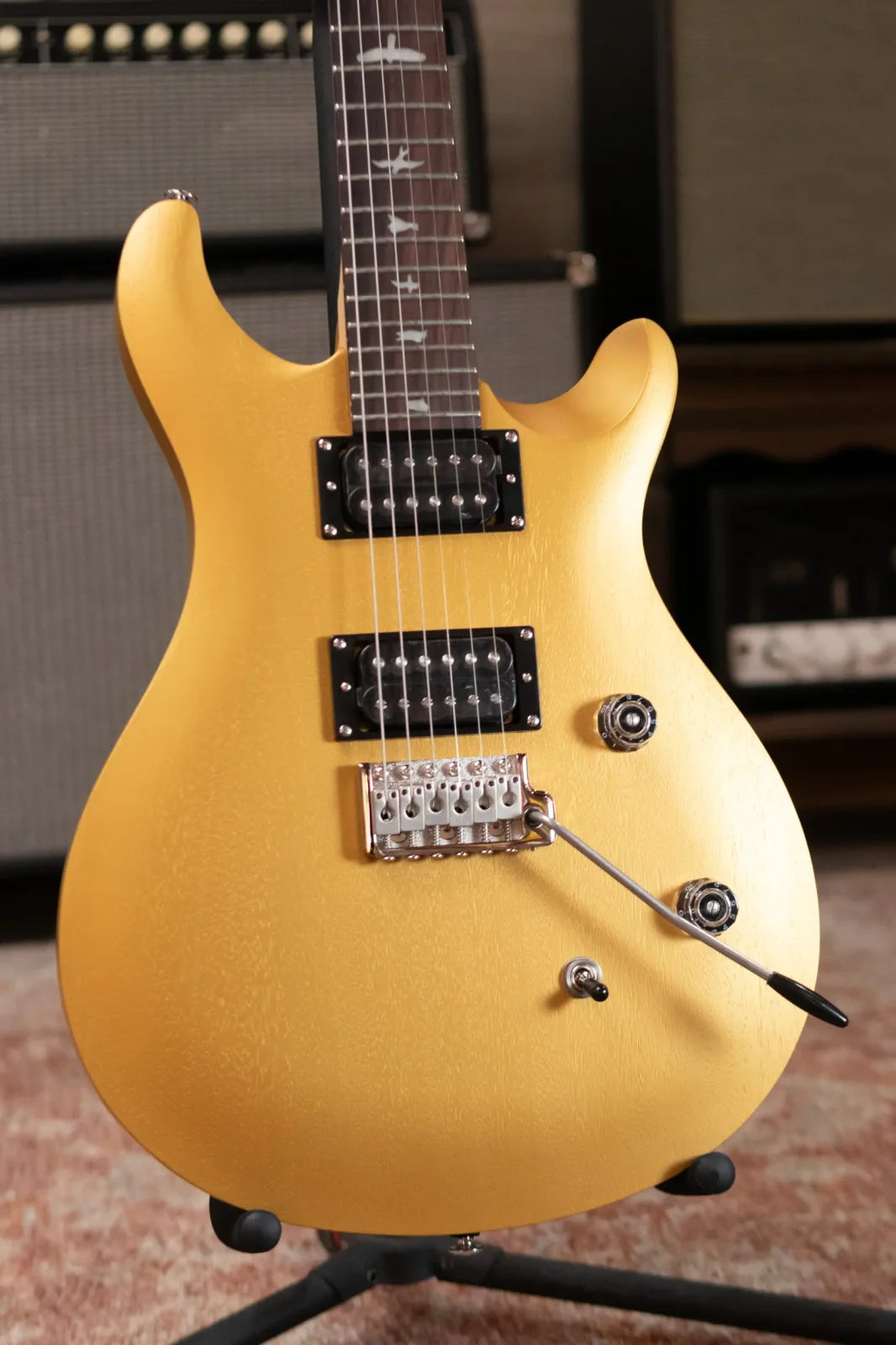 PRS SE CE 24 Standard Satin - Metallic Gold with Gig Bag