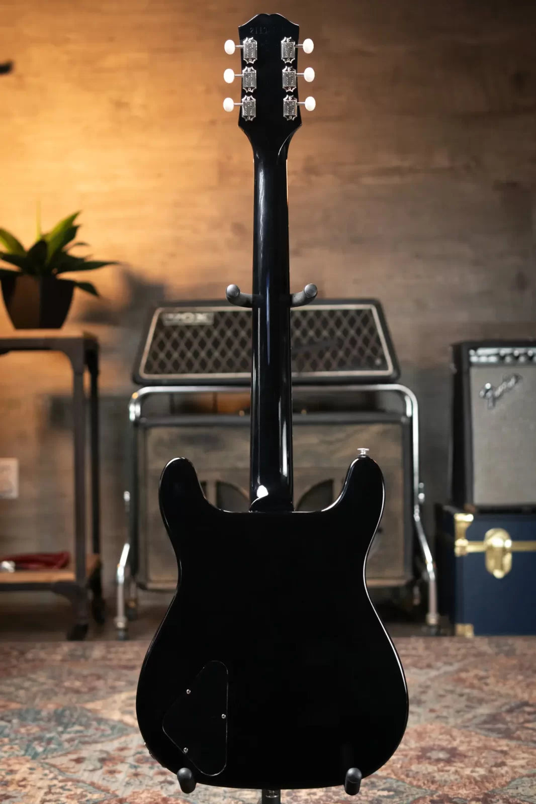 Epiphone USA Coronet - Ebony with a Hardshell Case