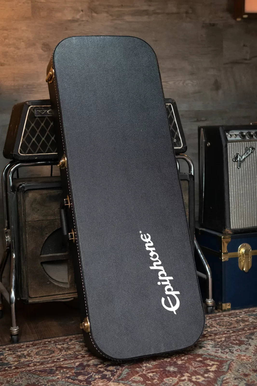 Epiphone USA Coronet - Ebony with a Hardshell Case